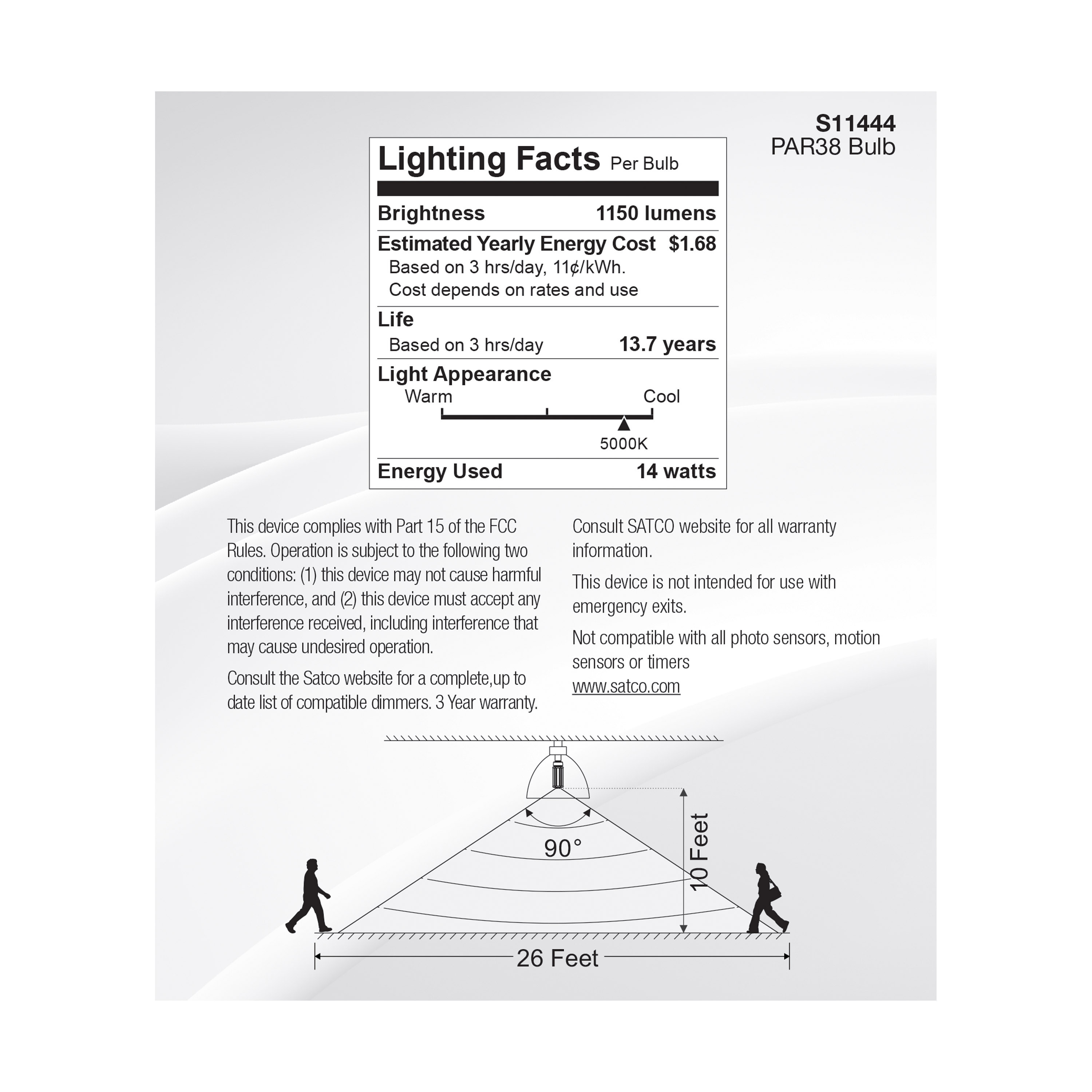 14PAR38/PIR/40/950/120V/ND - S11444