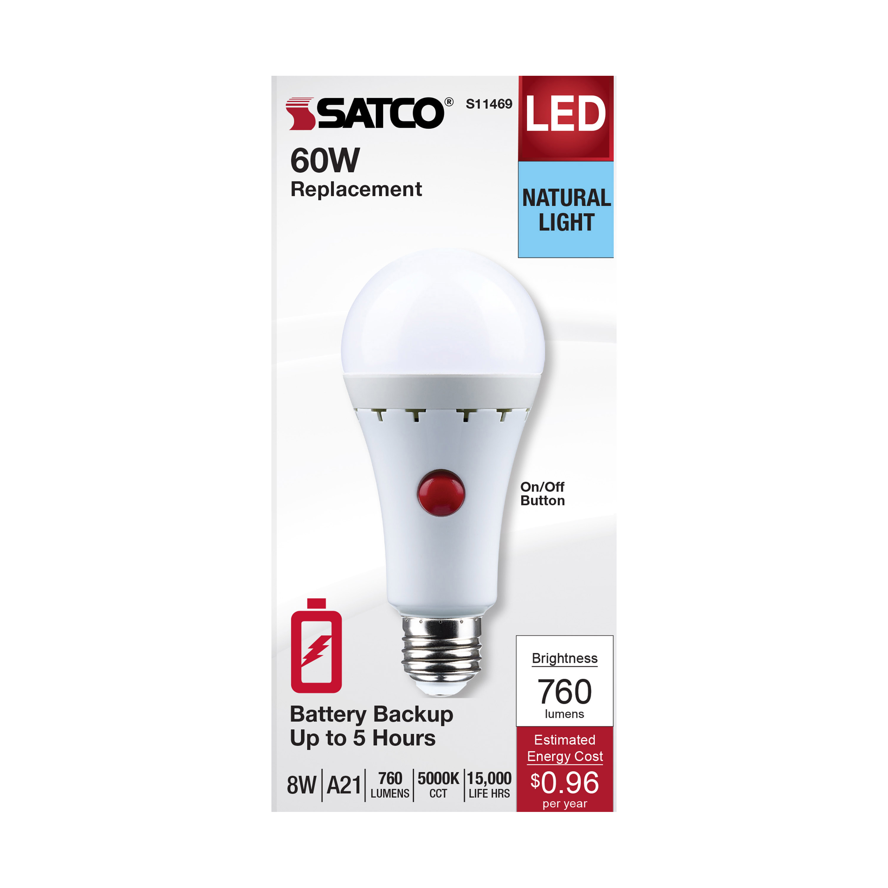 8A21/BATTERY BU/LED/850 - S11469