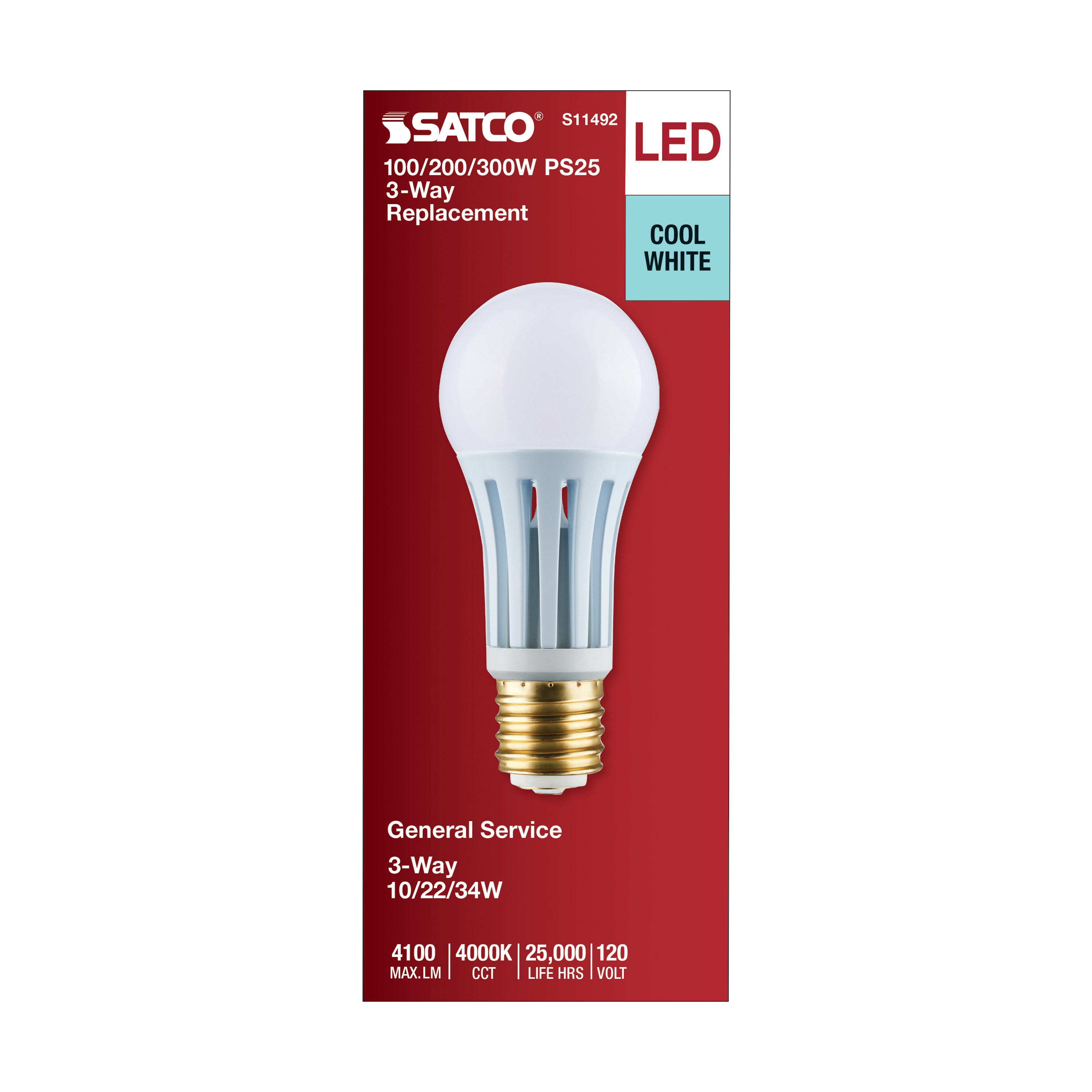 10/22/34PS25/3WAY/LED/840/E39D - S11492