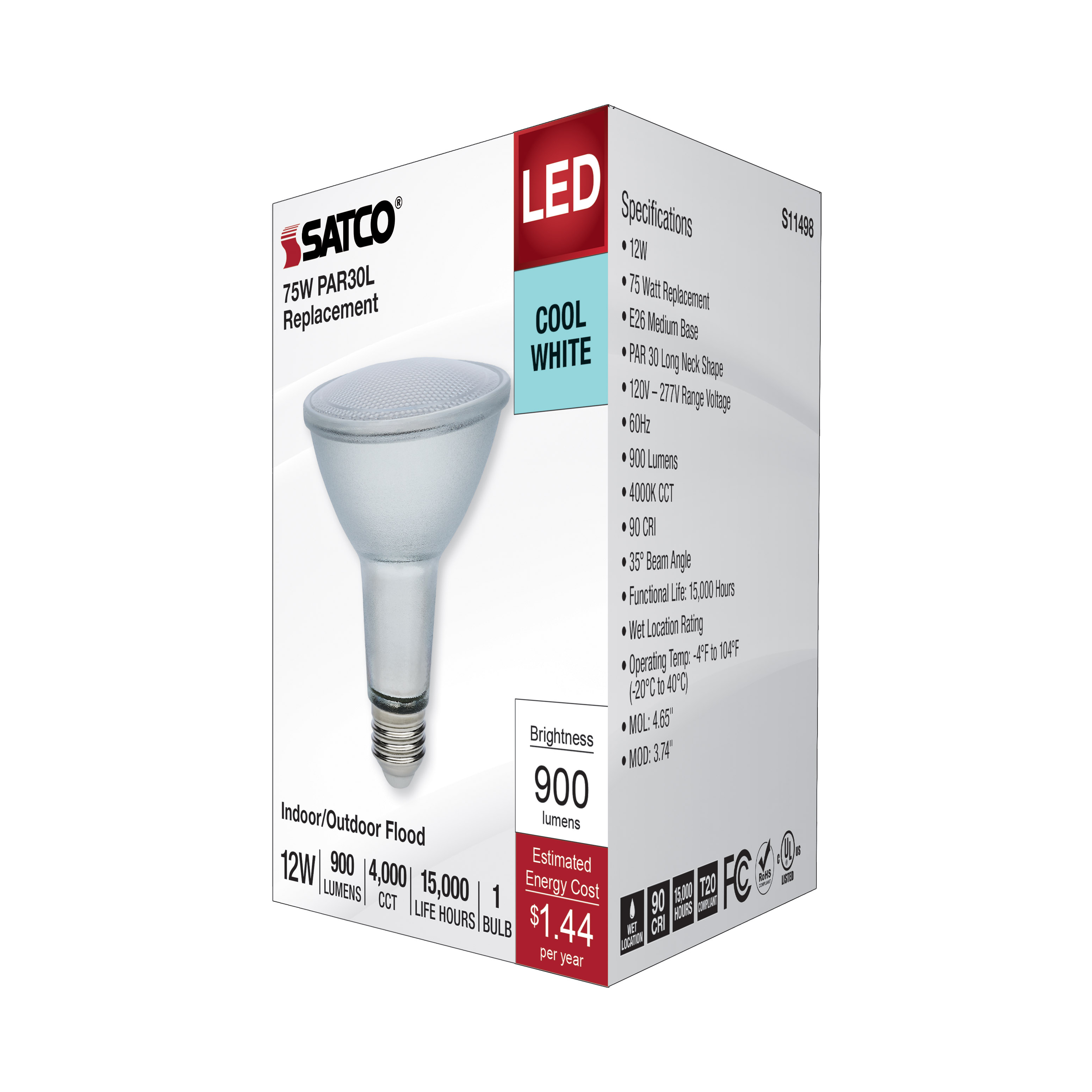 12PAR30L/LED/35'/940/120-277V - S11498