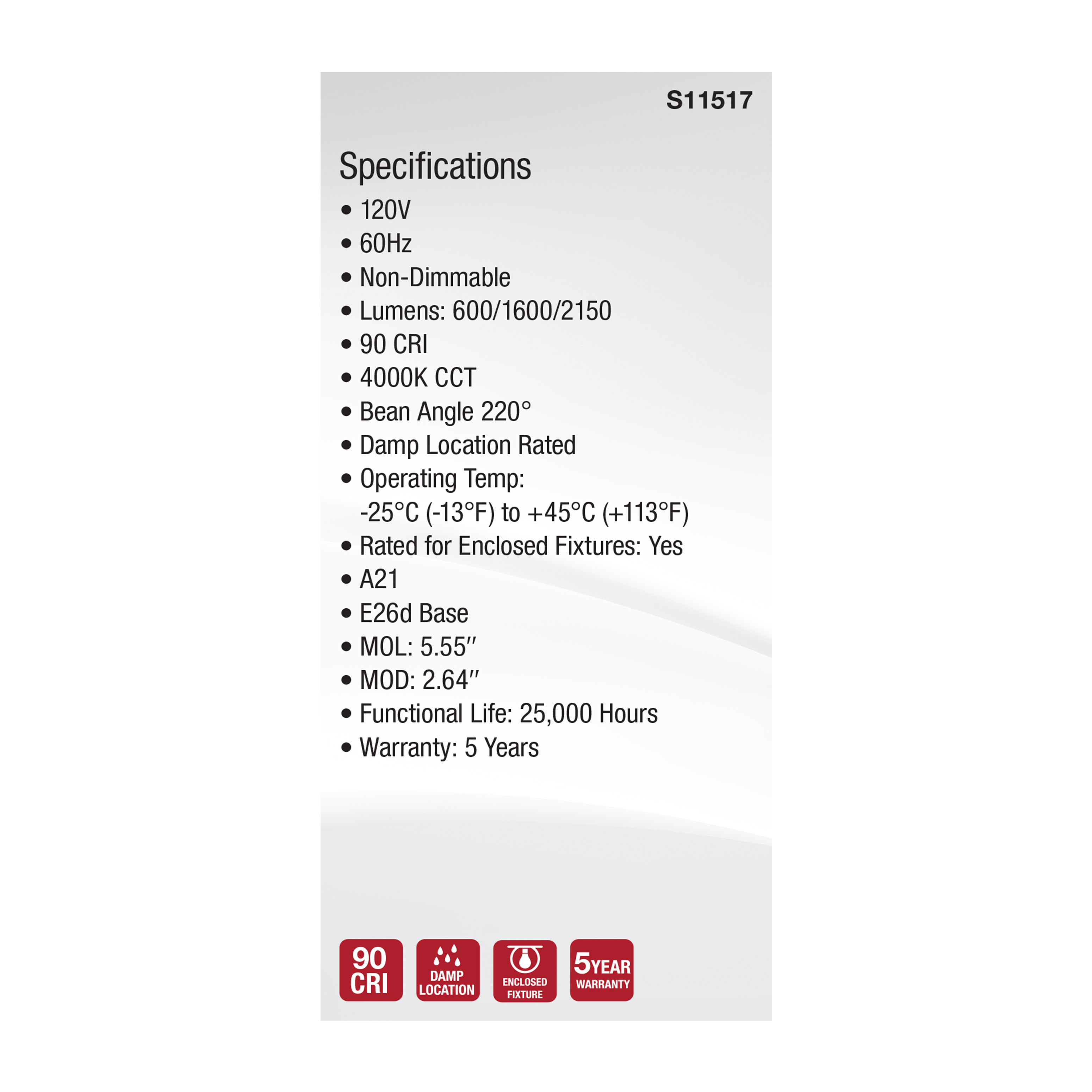 5/14/20A21/3-WAY/LED/940 - S11517