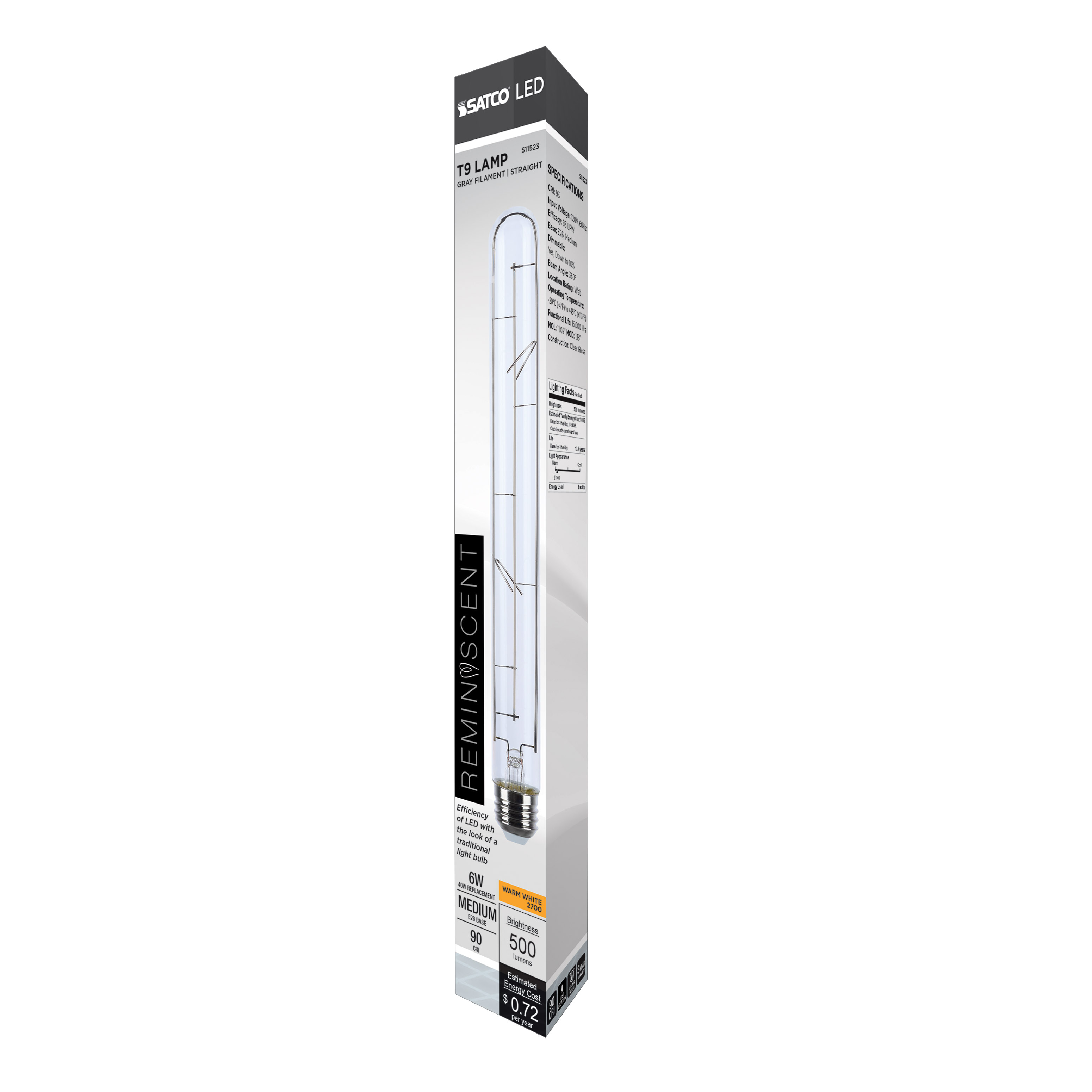 6T9/CL/LED-GF/STR/927/120V - S11523