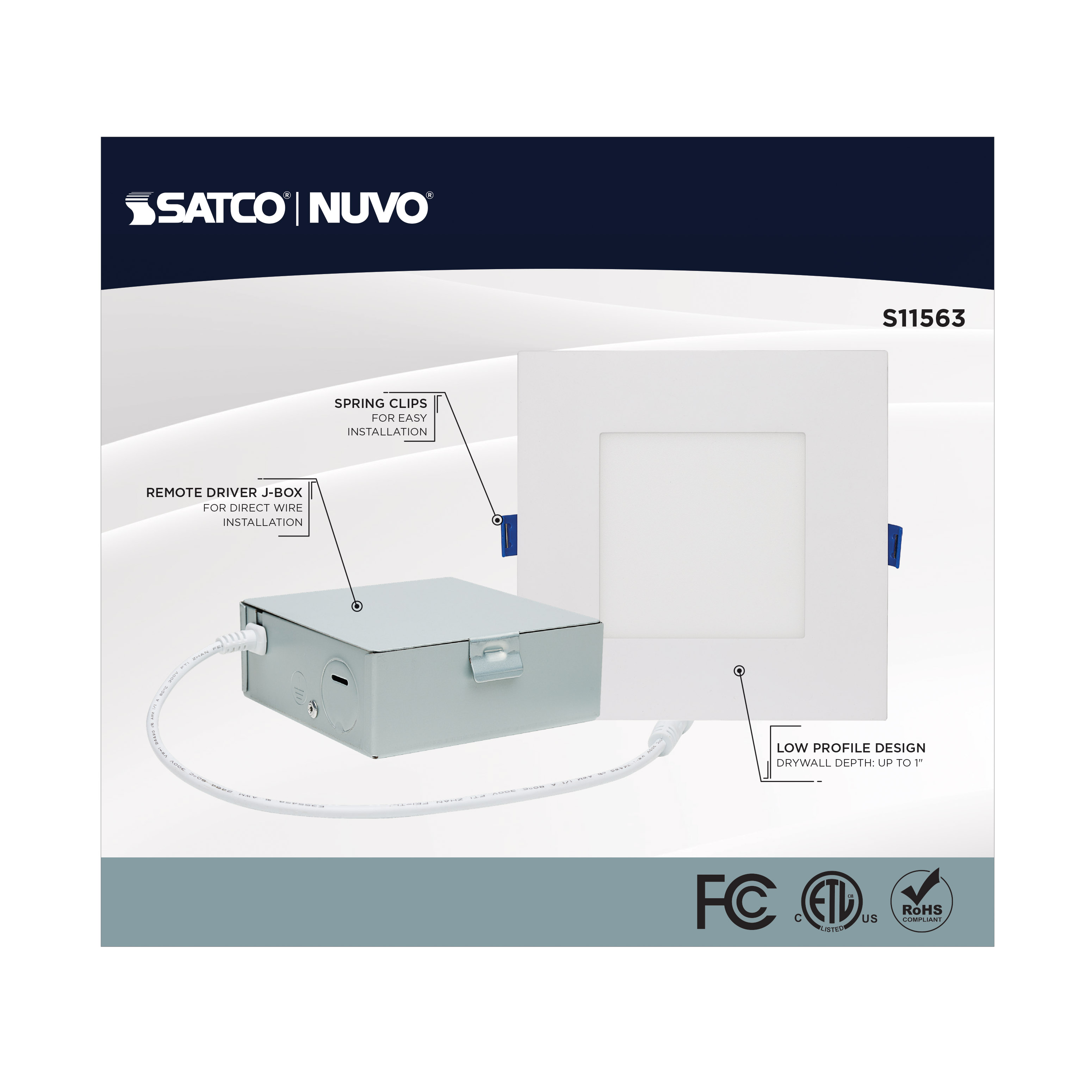 12WLED/DW/6/RGBTW/SQ/WH - S11563