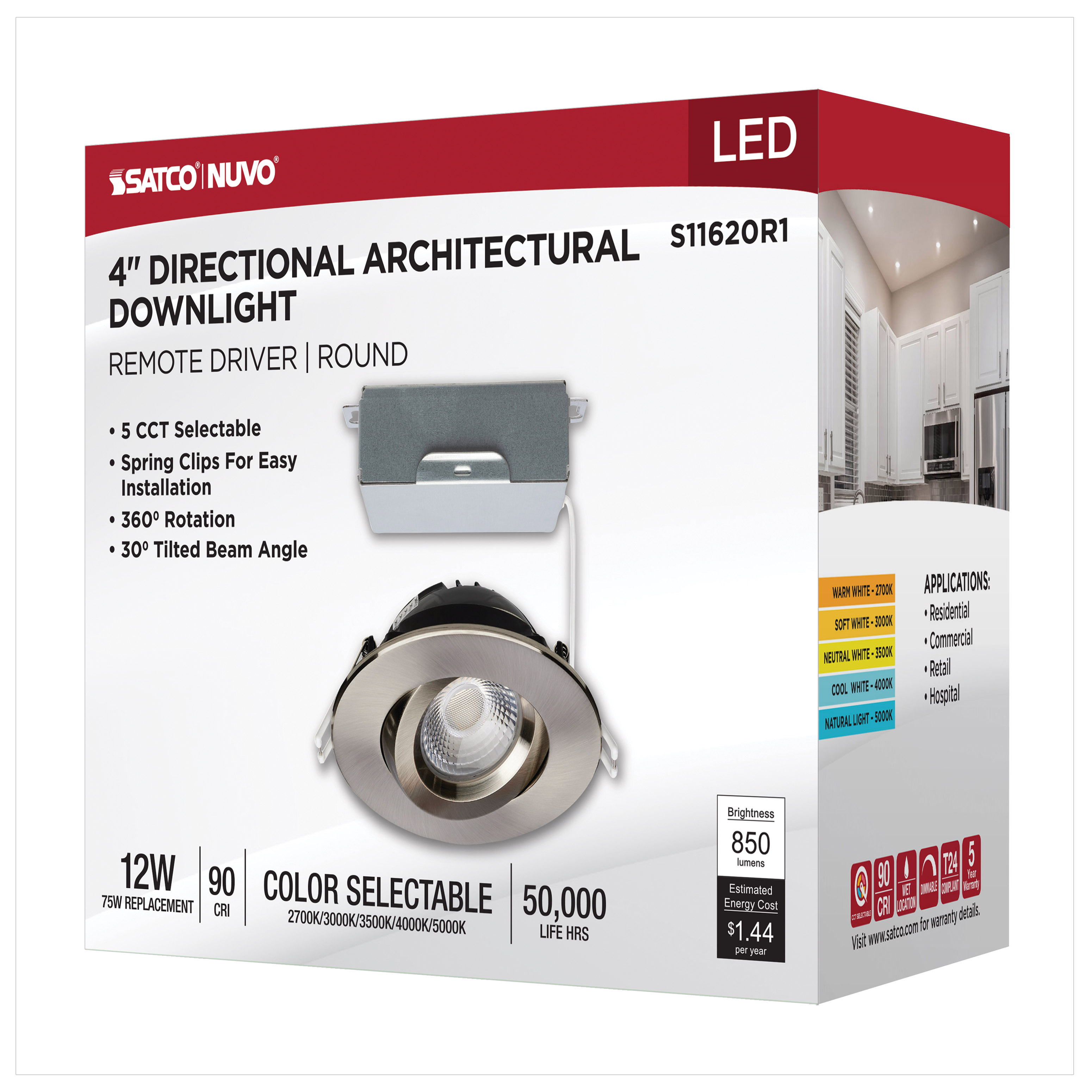 12W/DW/GBL/4/CCT/RND/RD/BN - S11620R1