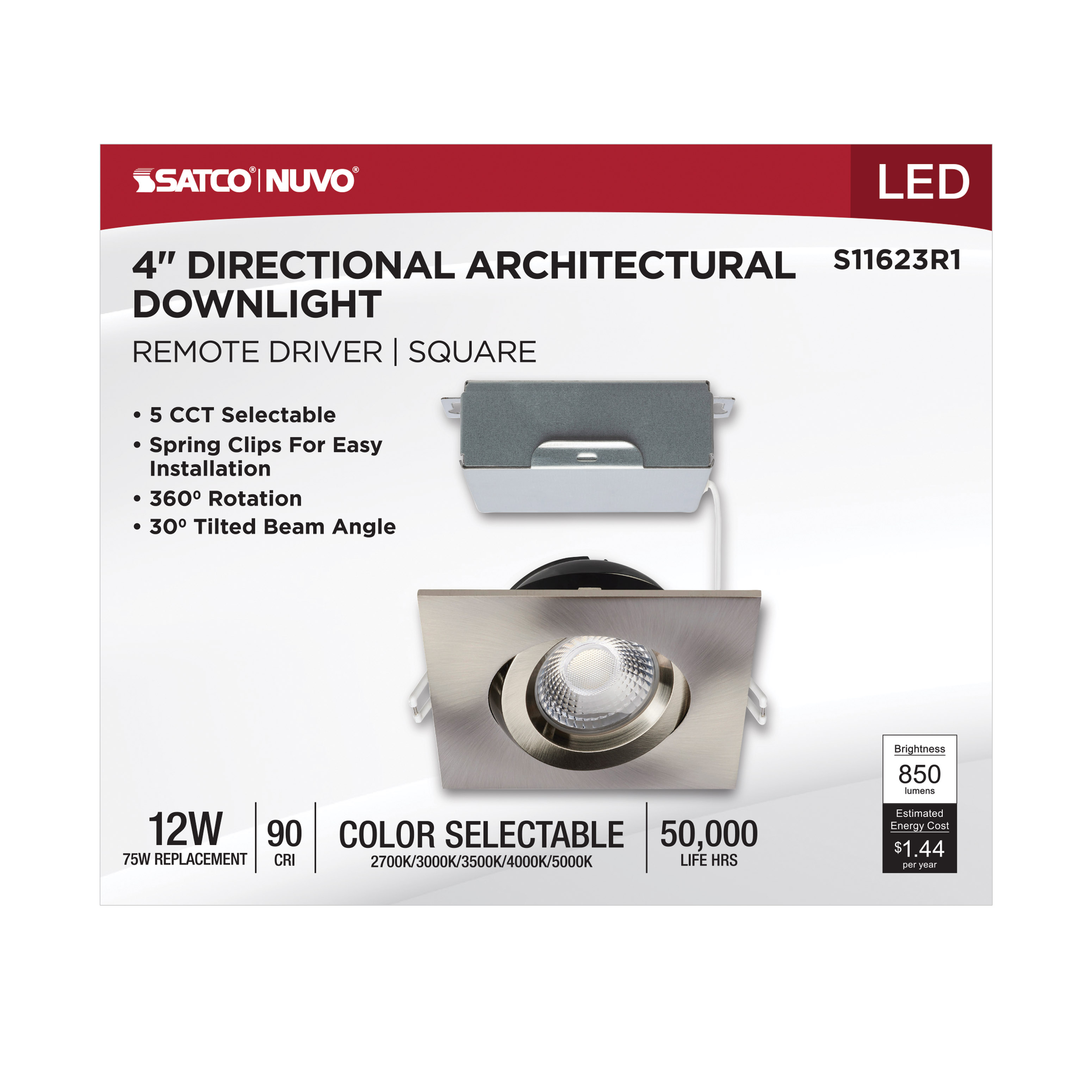 12W/DW/GBL/4/CCT/SQ/RD/BN - S11623R1