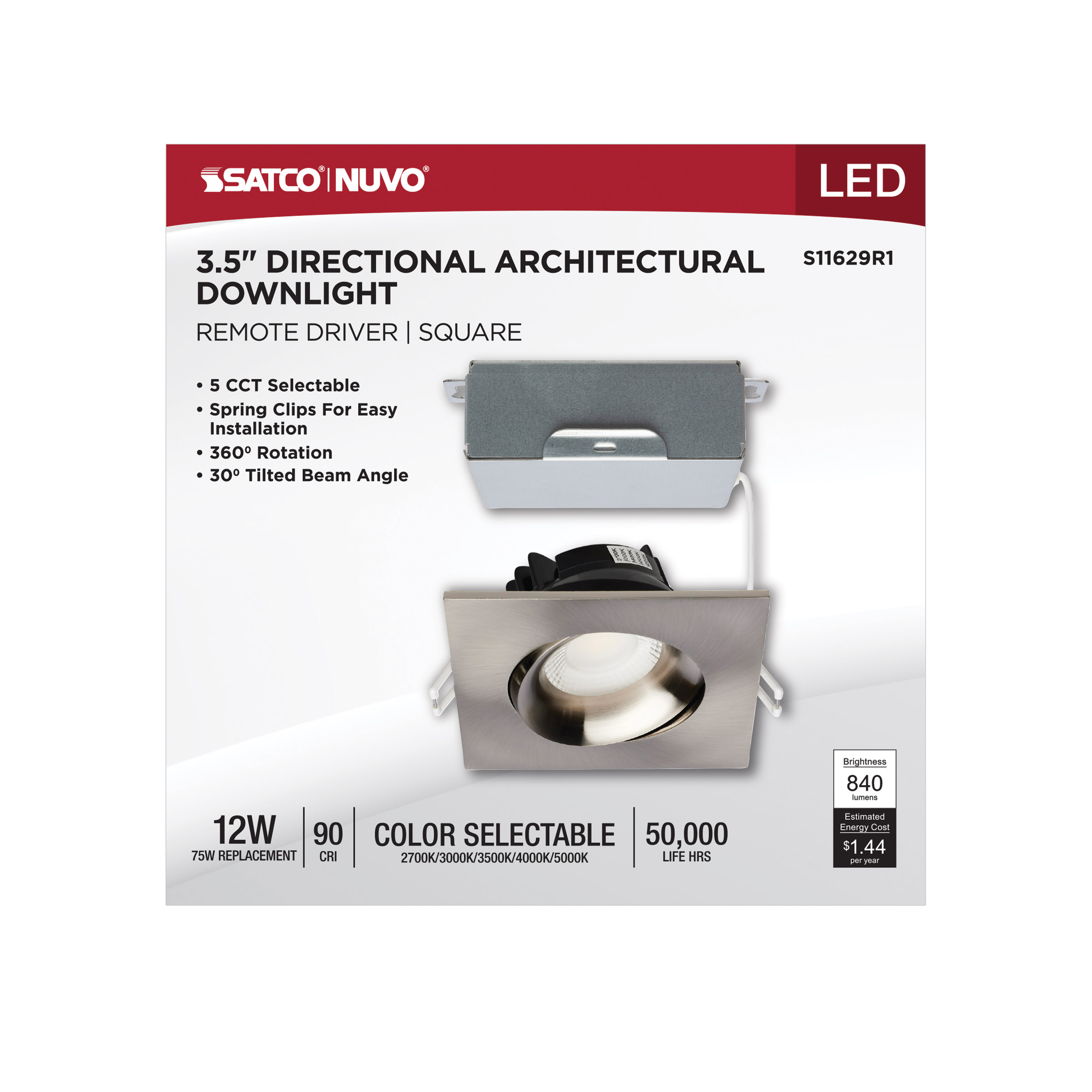 12W/DW/GBL/3.5/CCT/SQ/RD/BN - S11629R1