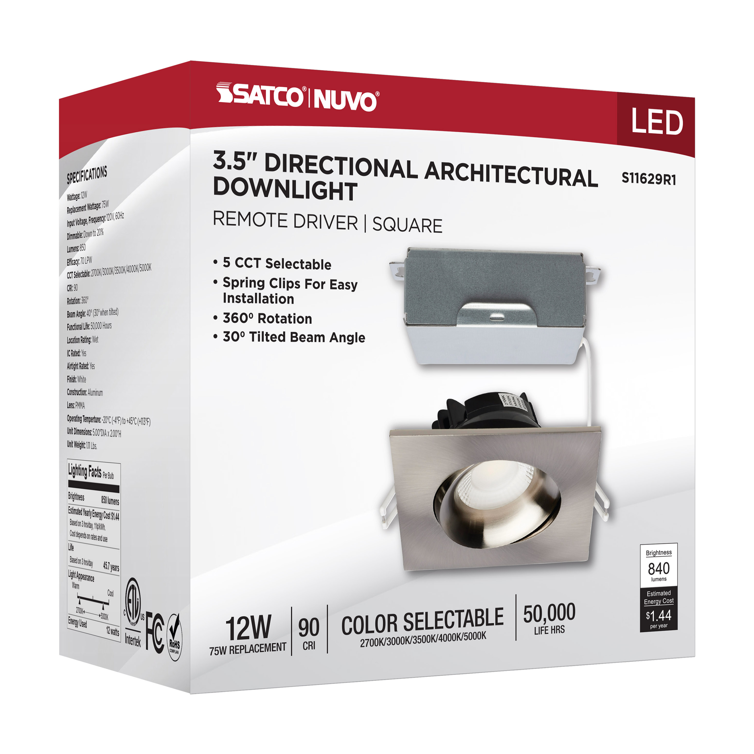 12W/DW/GBL/3.5/CCT/SQ/RD/BN - S11629R1