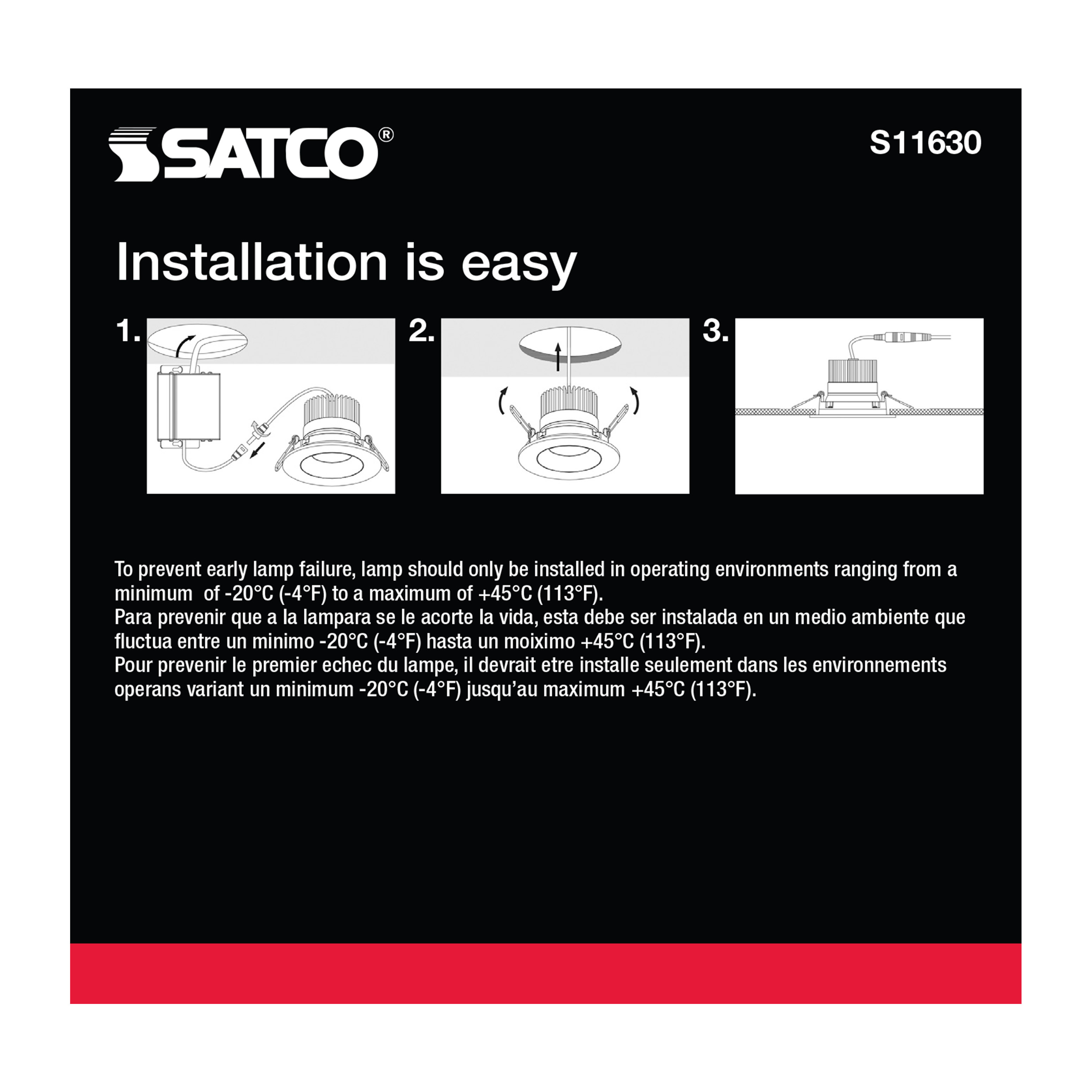 12WLED/DW/DNL3/930/RND/RD/WH - S11630