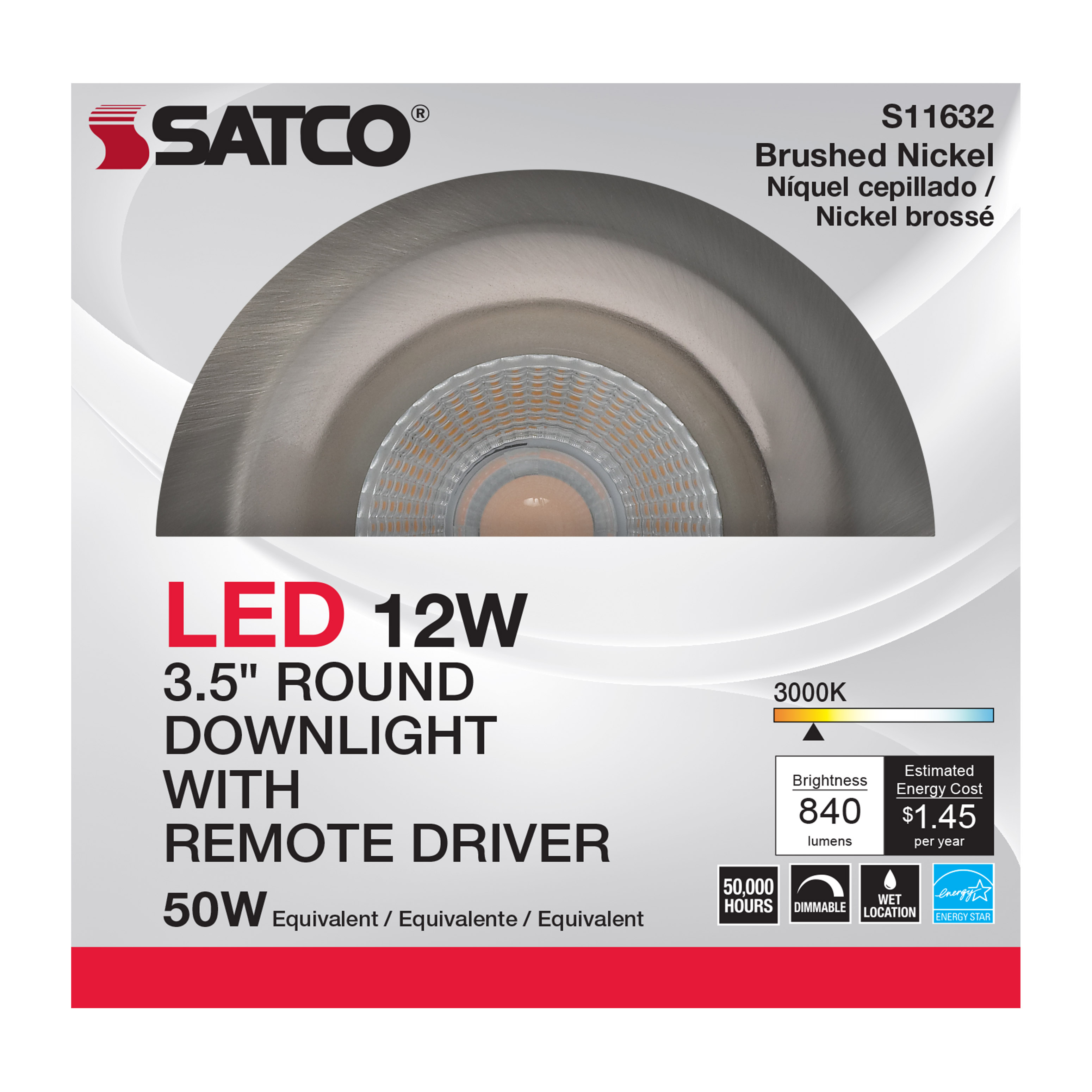 12WLED/DW/DNL3/930/RND/RD/BN - S11632