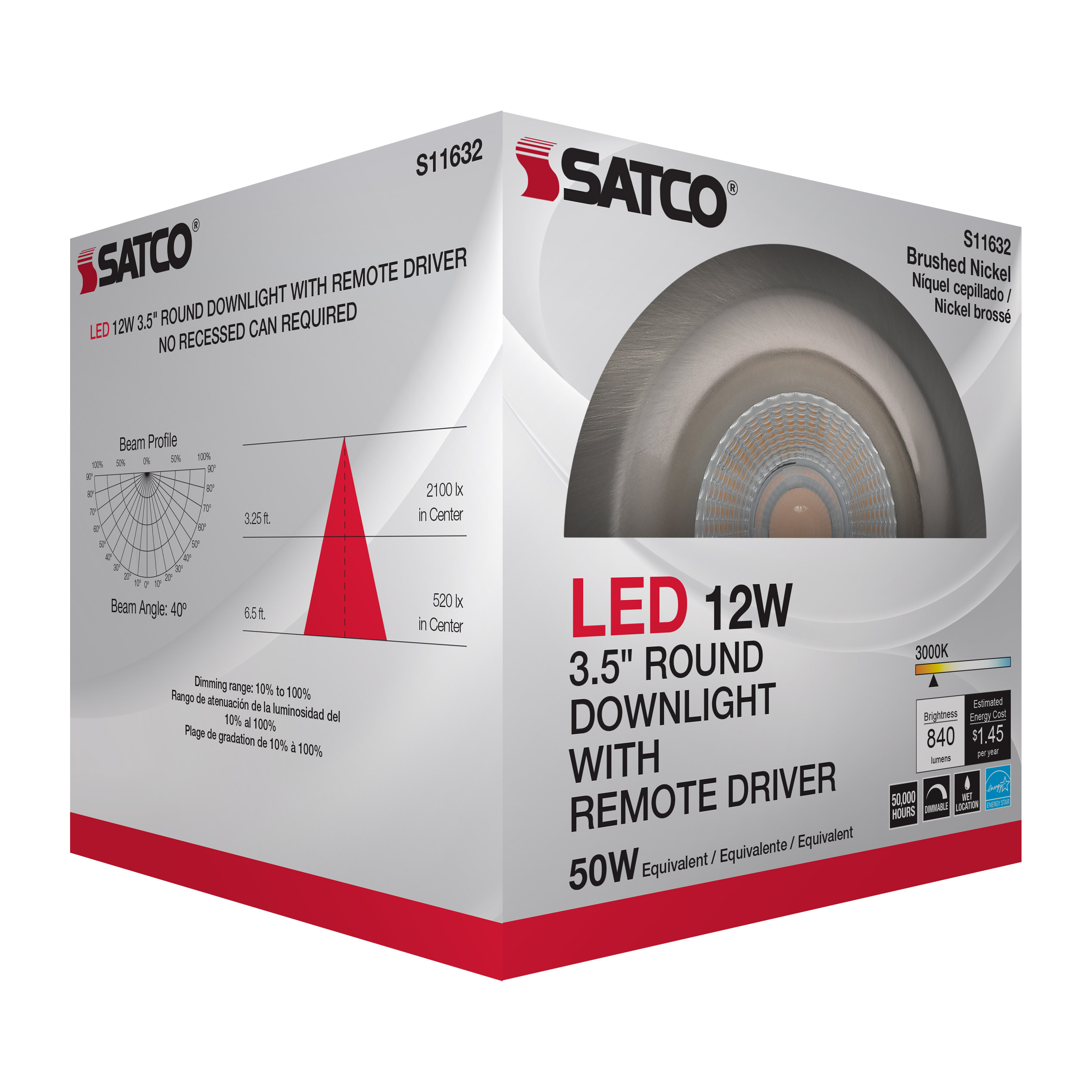 12WLED/DW/DNL3/930/RND/RD/BN - S11632