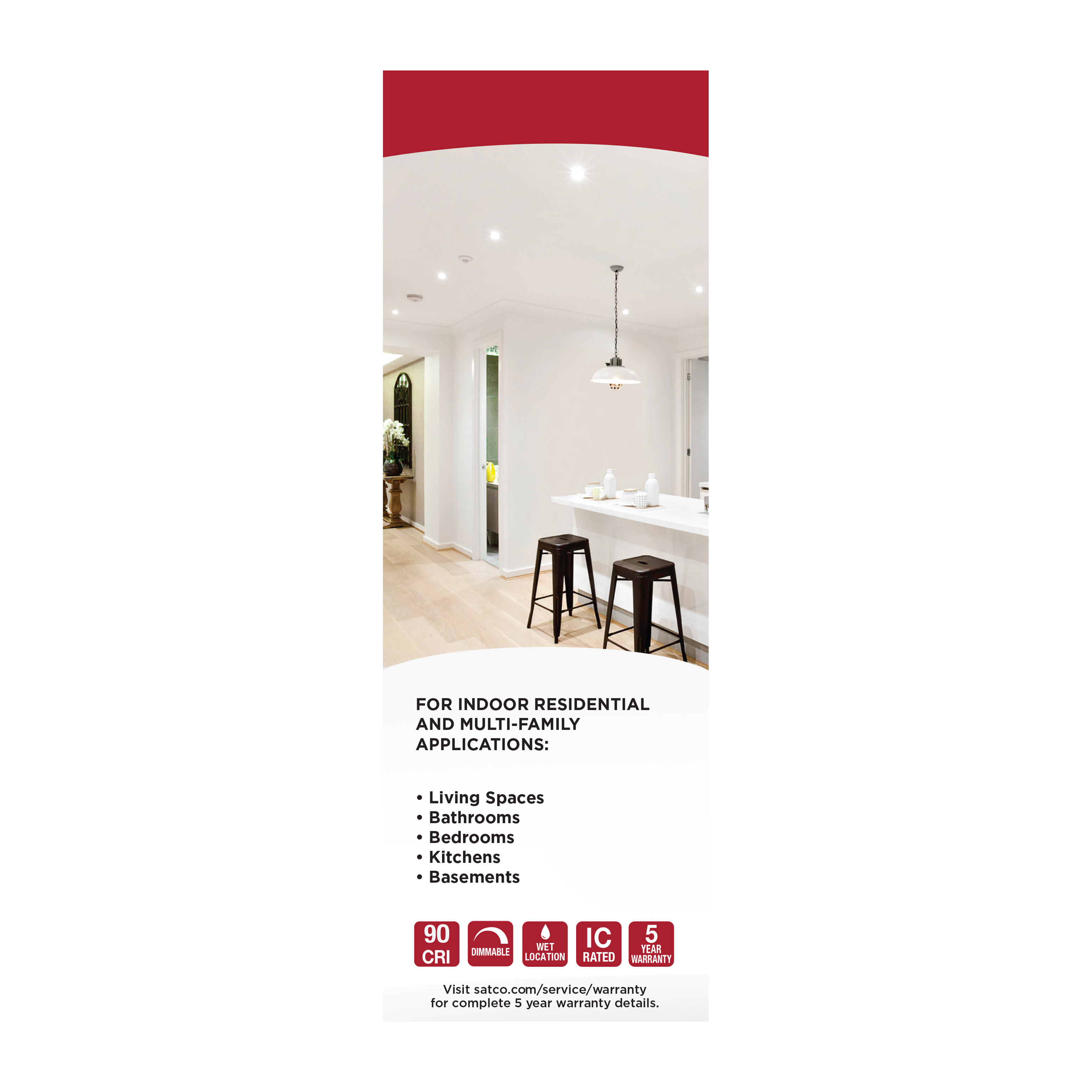 12.5WLED/RDL/5-6/930/120V - S11643