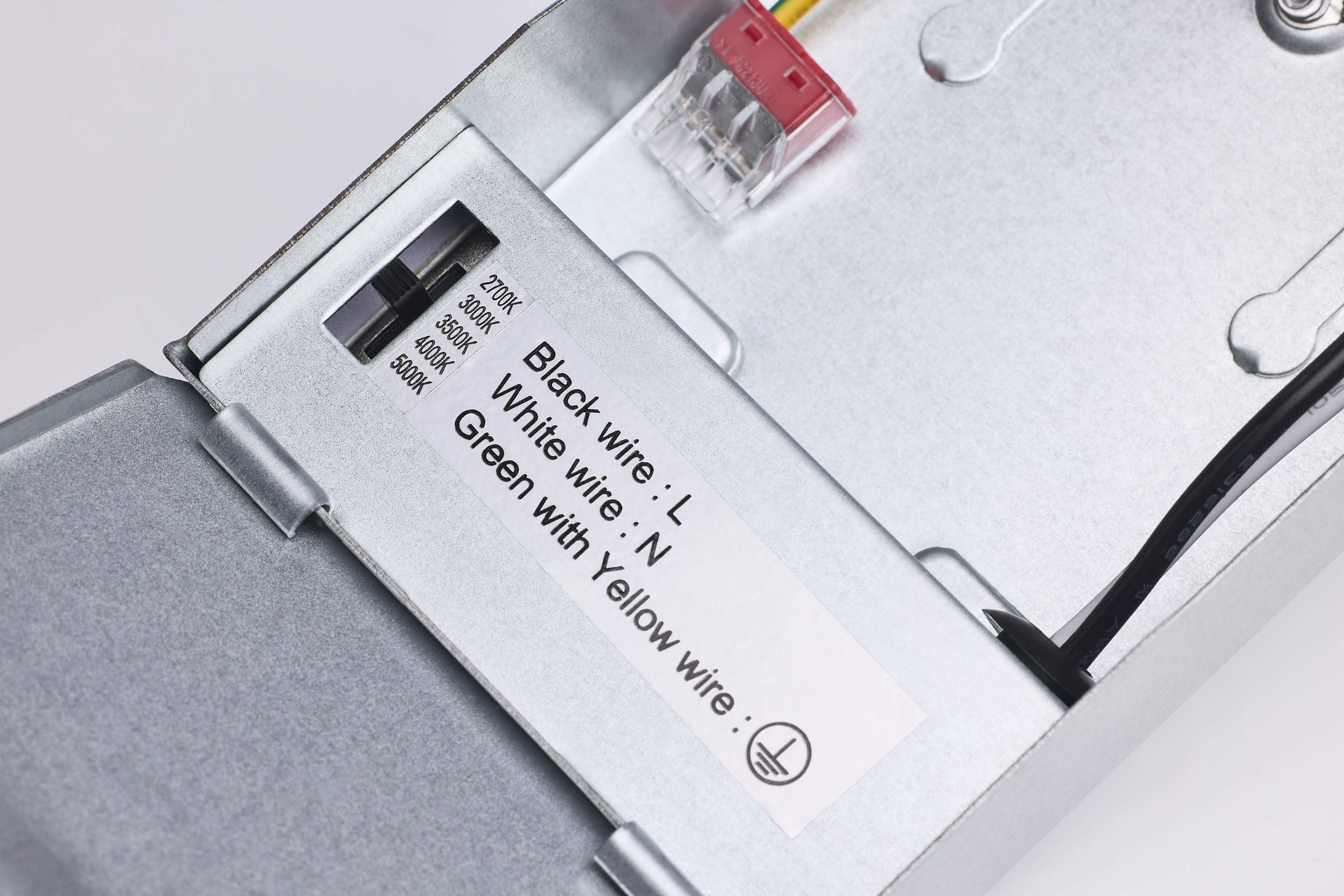 8WLED/DW/4/CCT/RND/FL/RD/BK - S11685