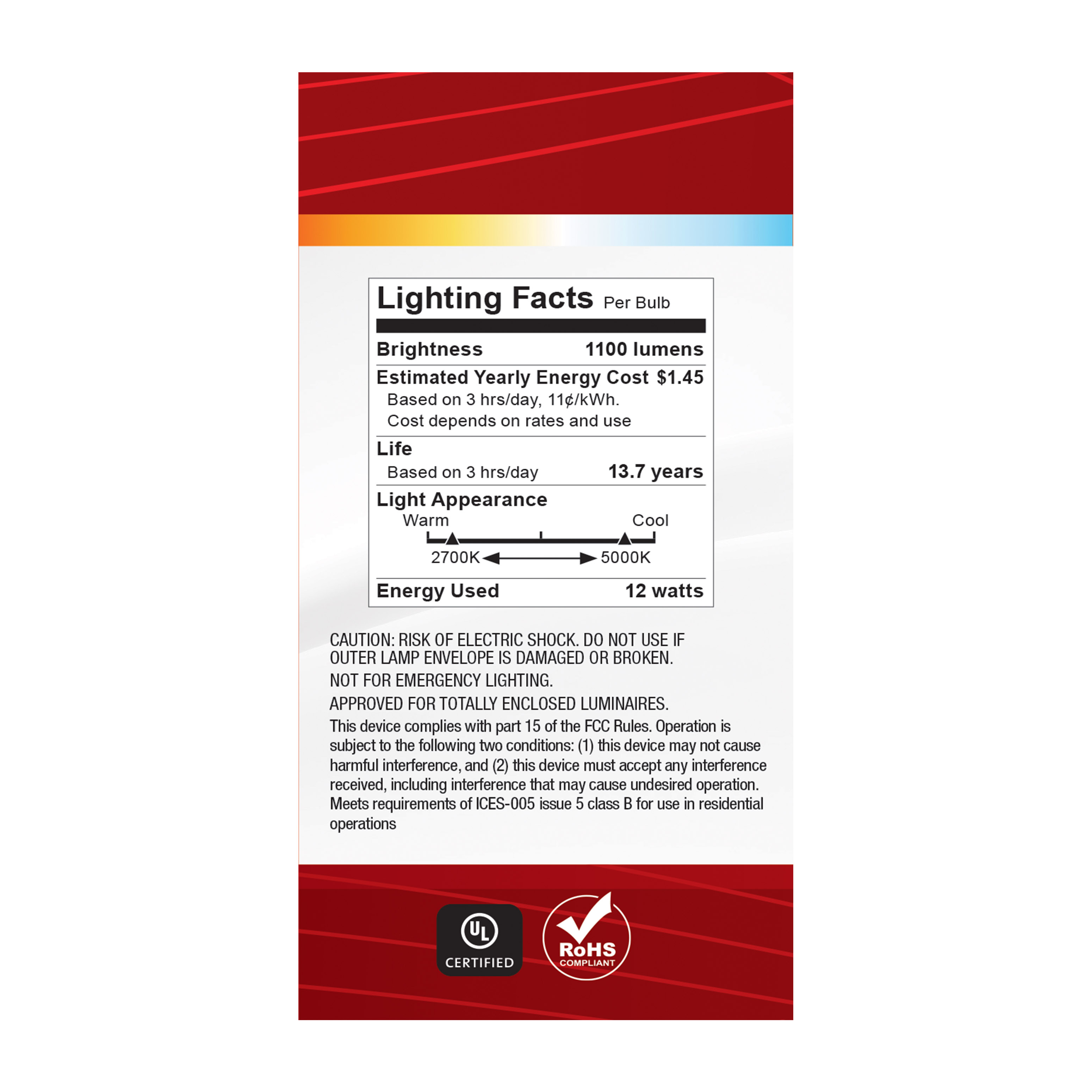 12A19L/9CCT5/E26/PWHF - S11772R1