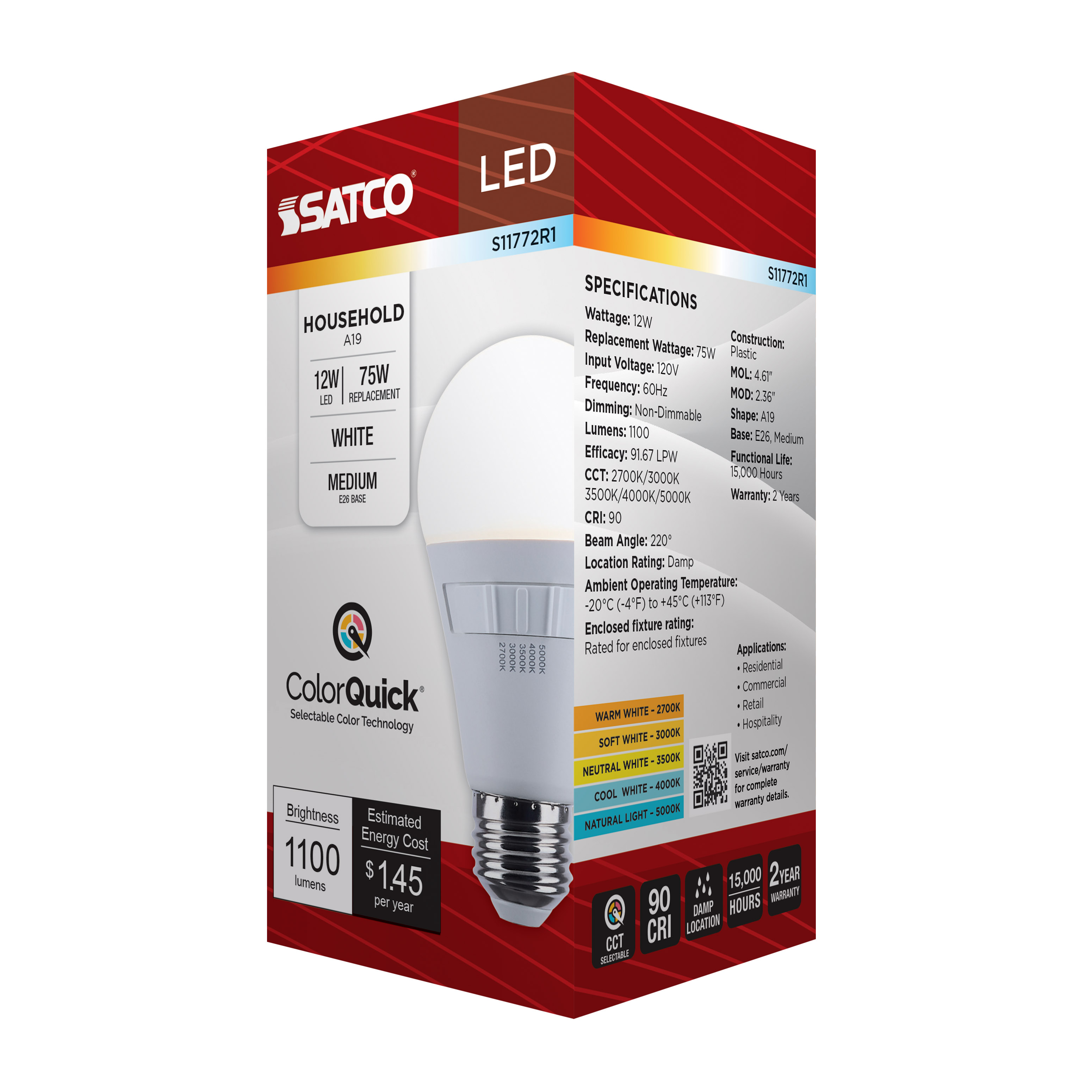 12A19L/9CCT5/E26/PWHF - S11772R1