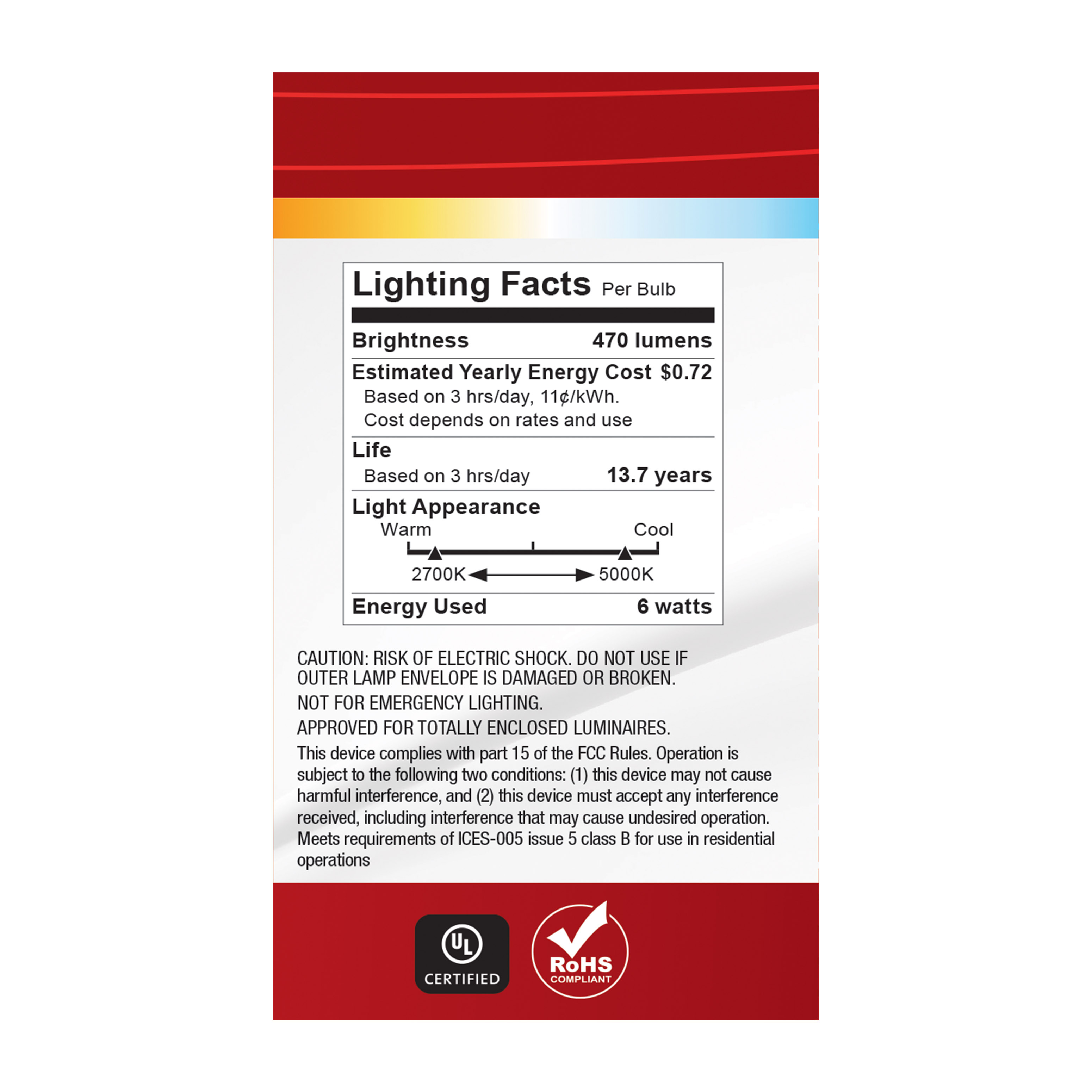 6A19L/9CCT5/E26/PWHF/4PK - S11774R1