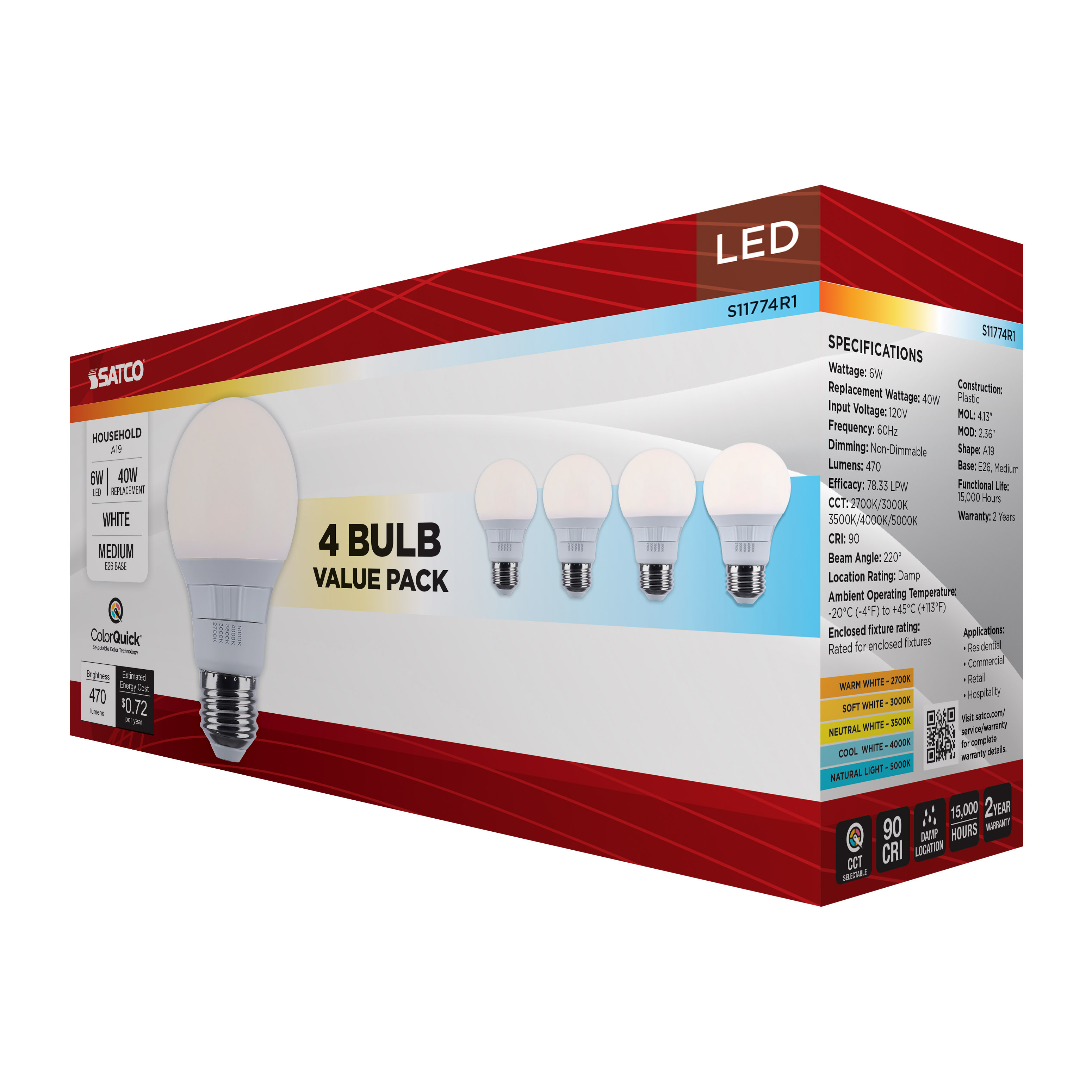 6A19L/9CCT5/E26/PWHF/4PK - S11774R1