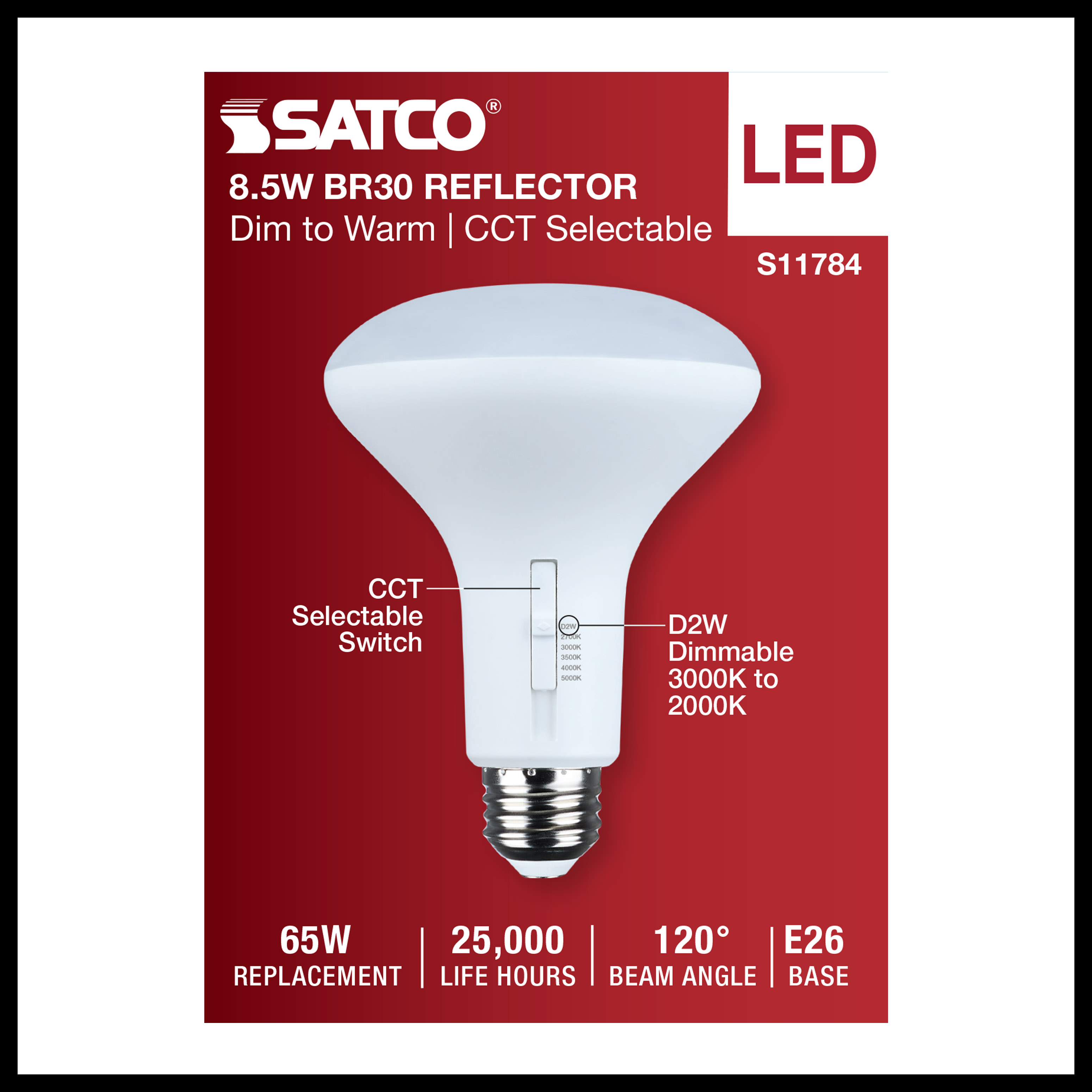 8.5BR30/LED/5CCT/WD/120V - S11784