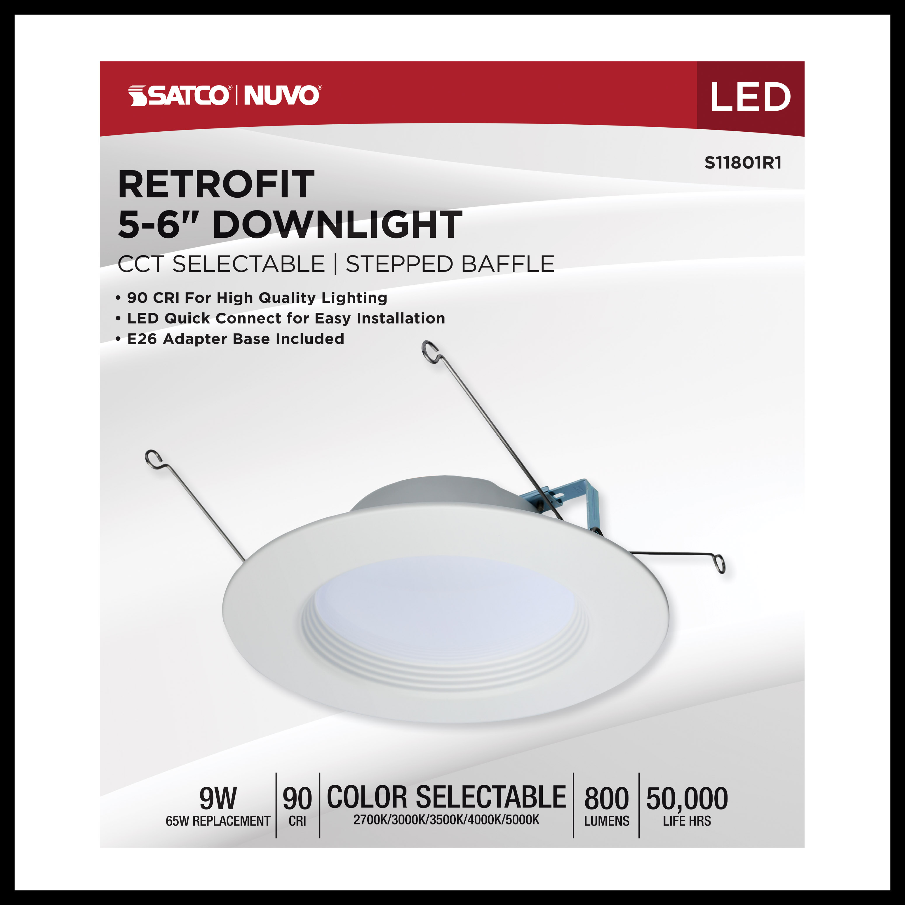 9WLED/RDL/5-6/5CCT-SEL/RD - S11801R1