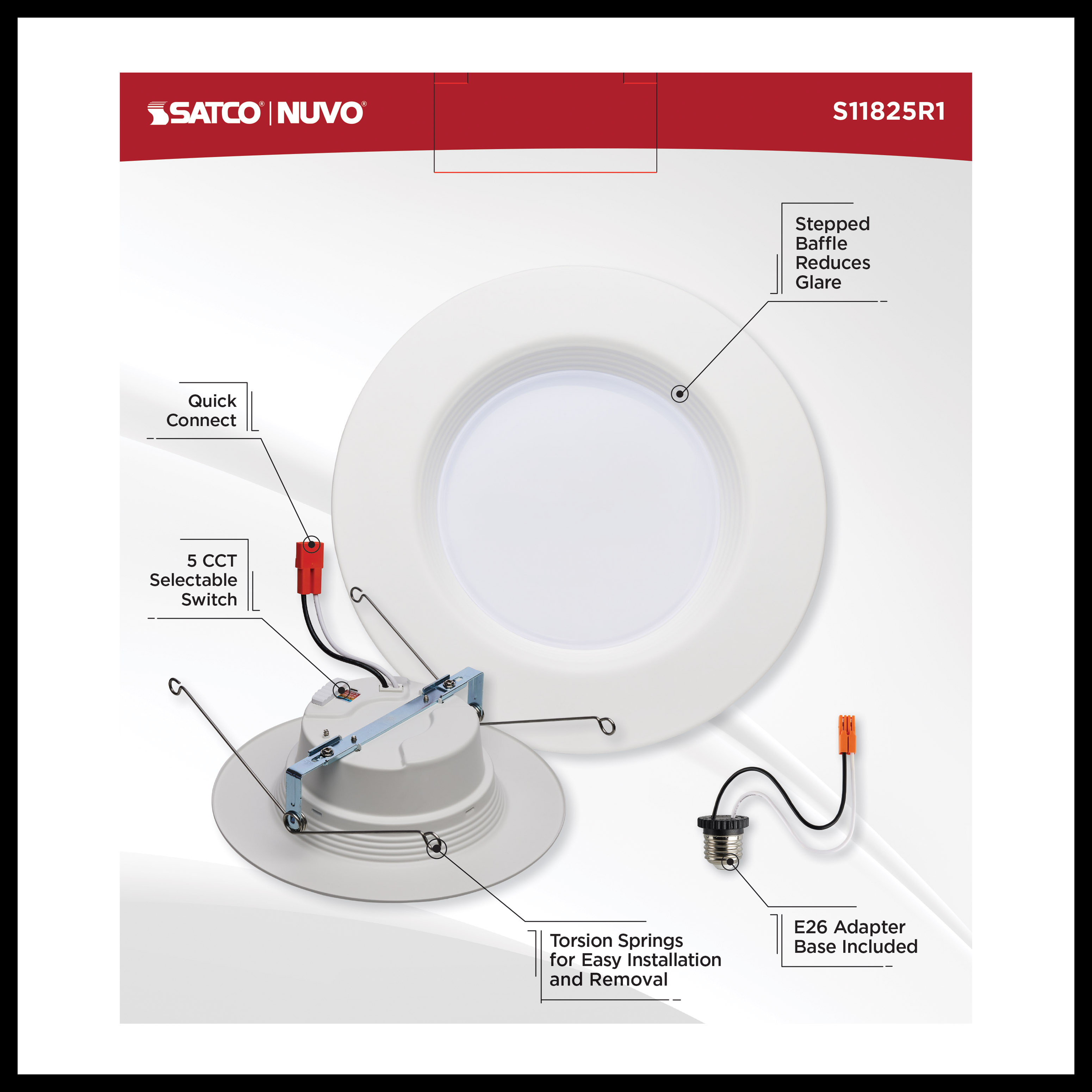 13.7WLED/RDL/5-6/5CCT-SEL/RD - S11825R1