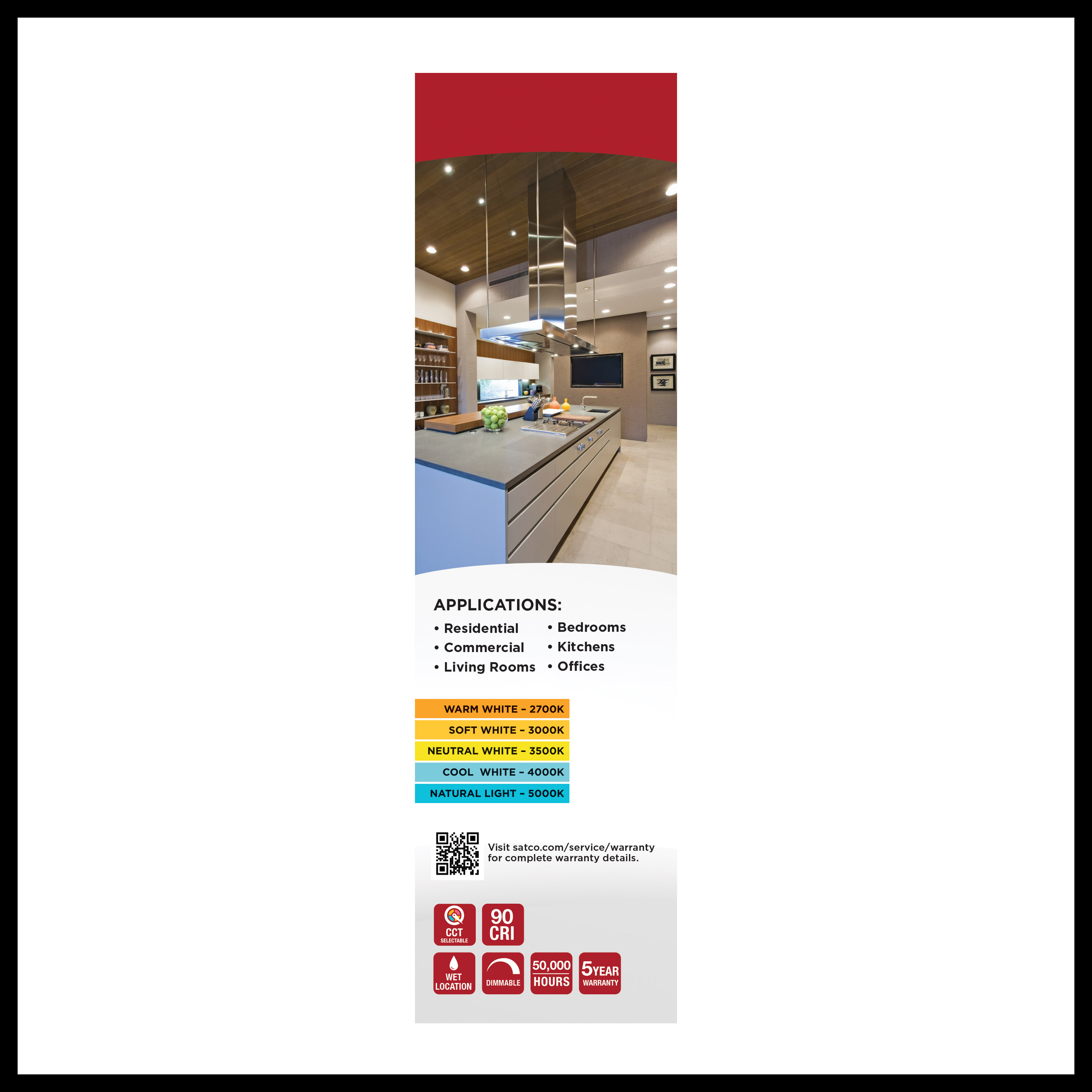 13.7WLED/RDL/5-6/5CCT-SEL/RD - S11825R1