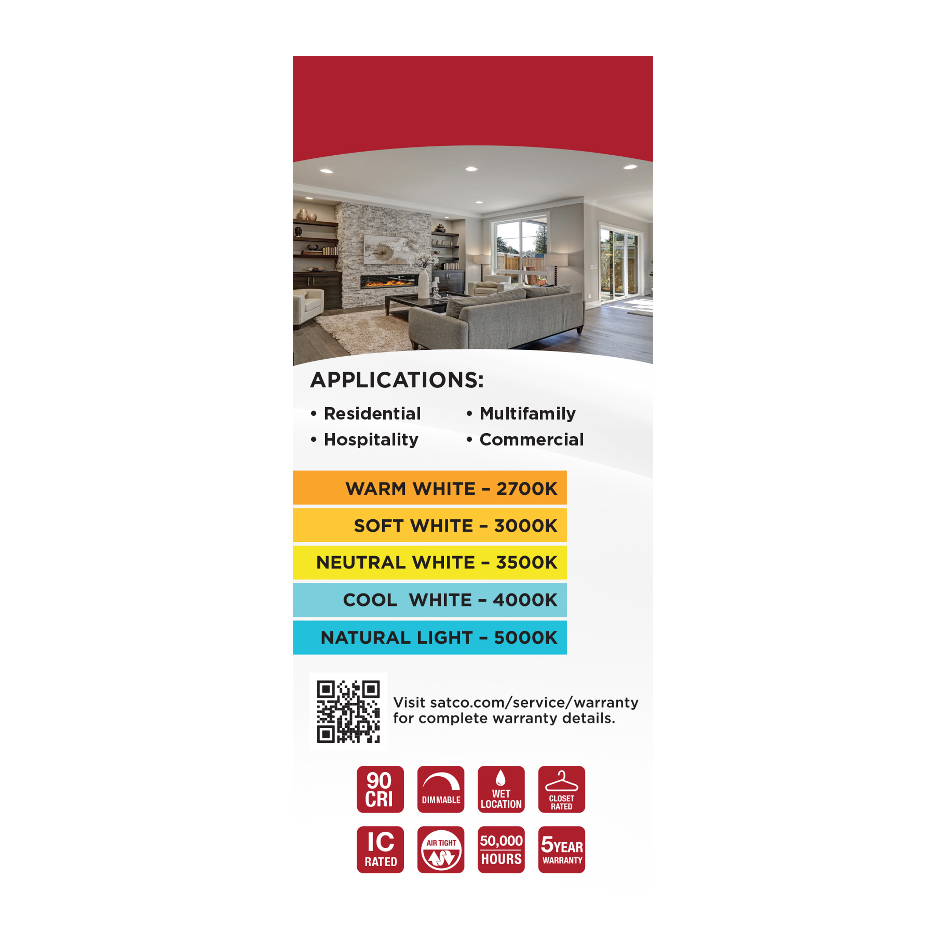 10WLED/DW/EL/4/CCT-SEL/RND/RD - S11826R1