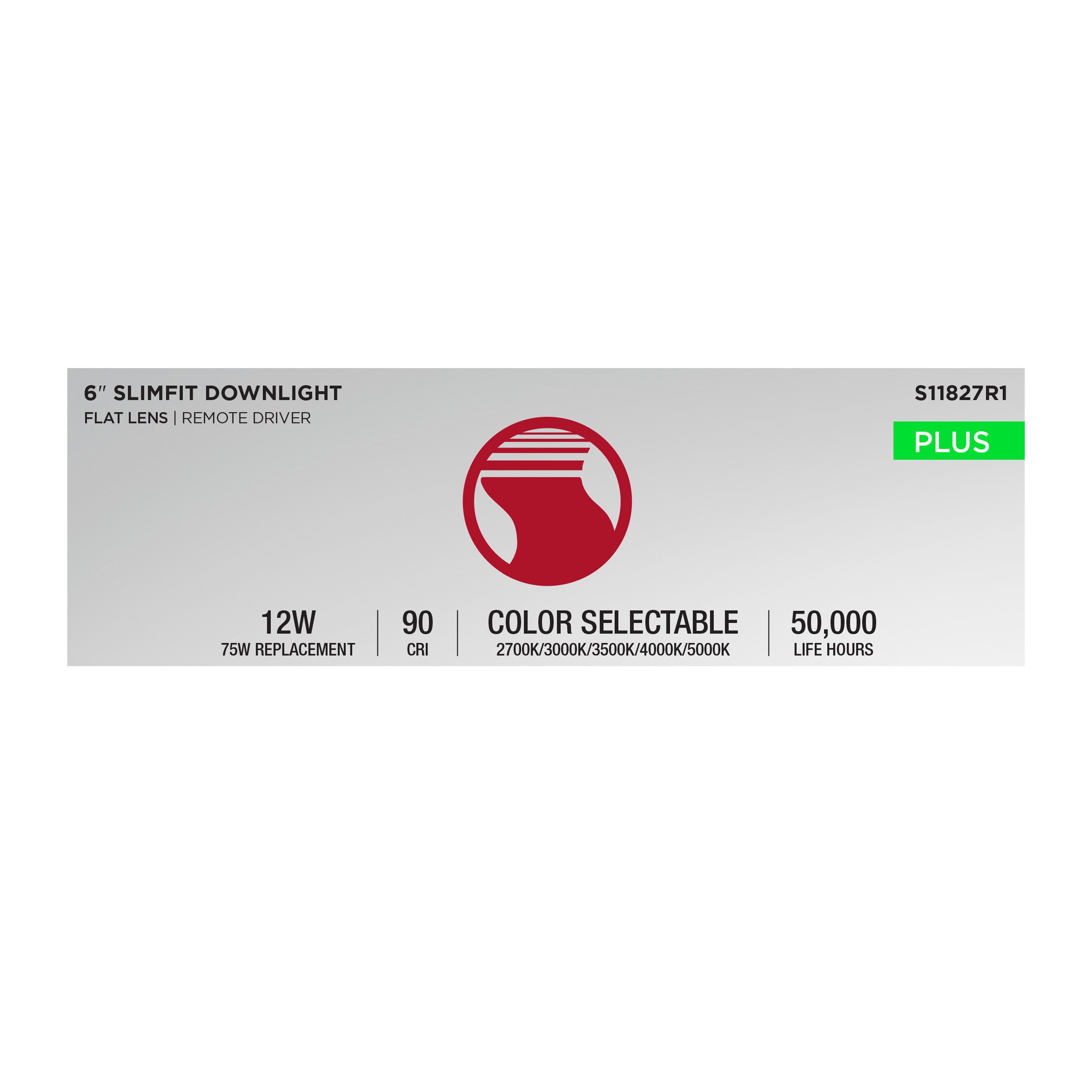 12WLED/DW/EL/6/CCT-SEL/RND/RD - S11827R1