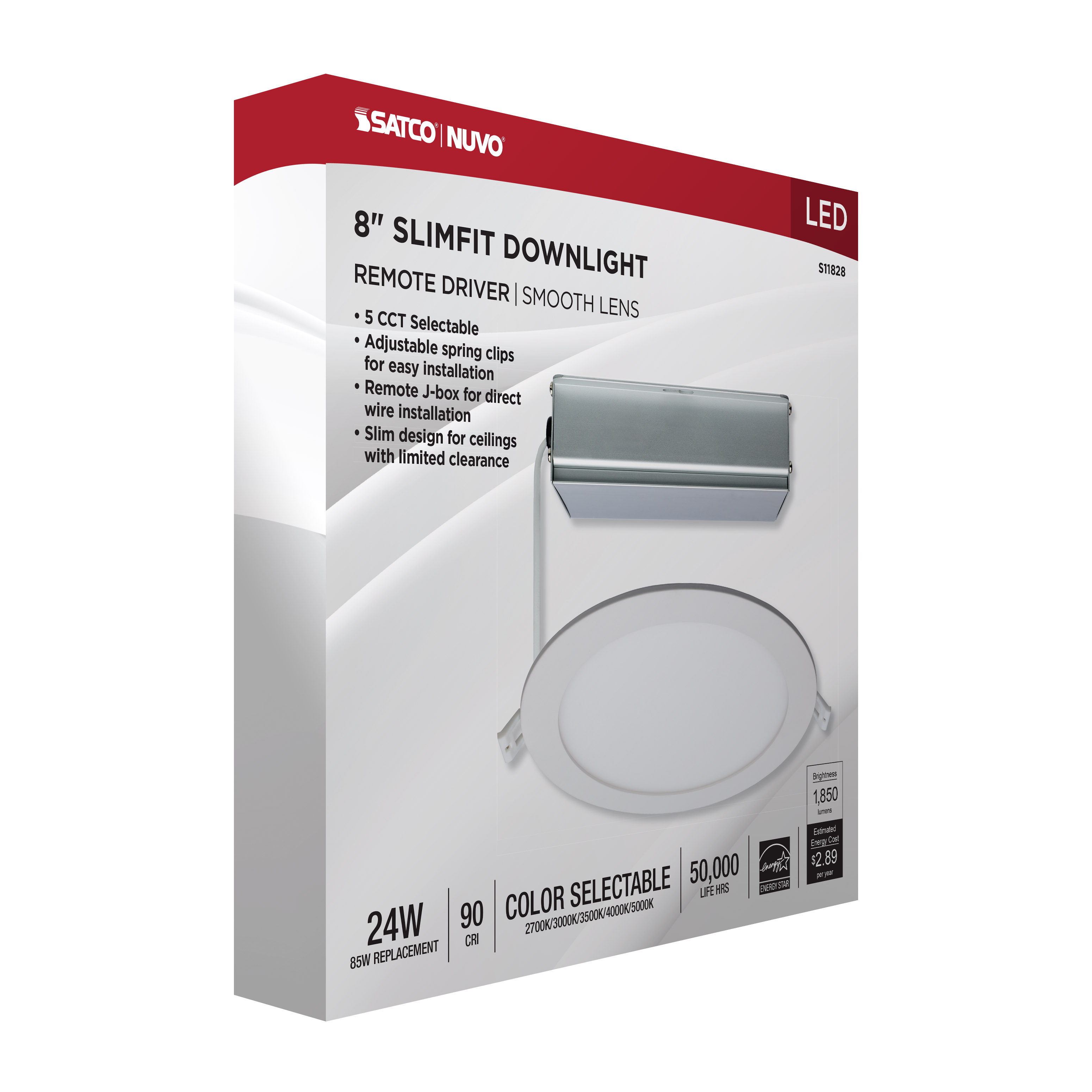 24WLED/DW/EL/8/CCT-SEL/RND/RD - S11828