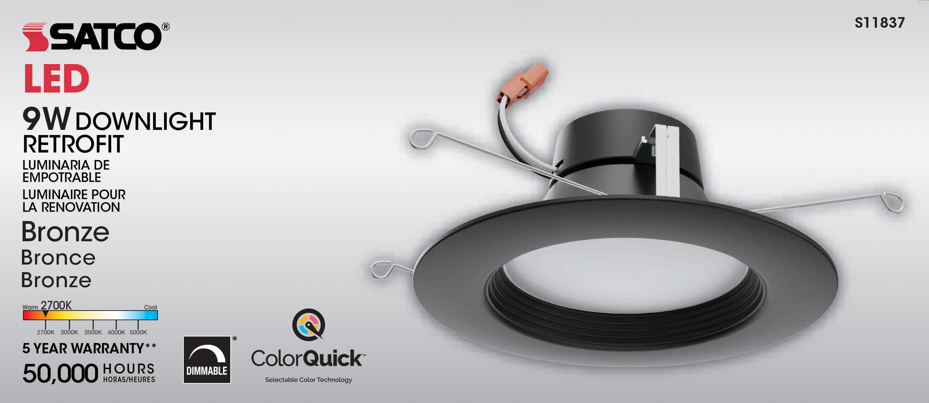 9WLED/RDL/5-6/CCT-SEL/120V/BZ - S11837