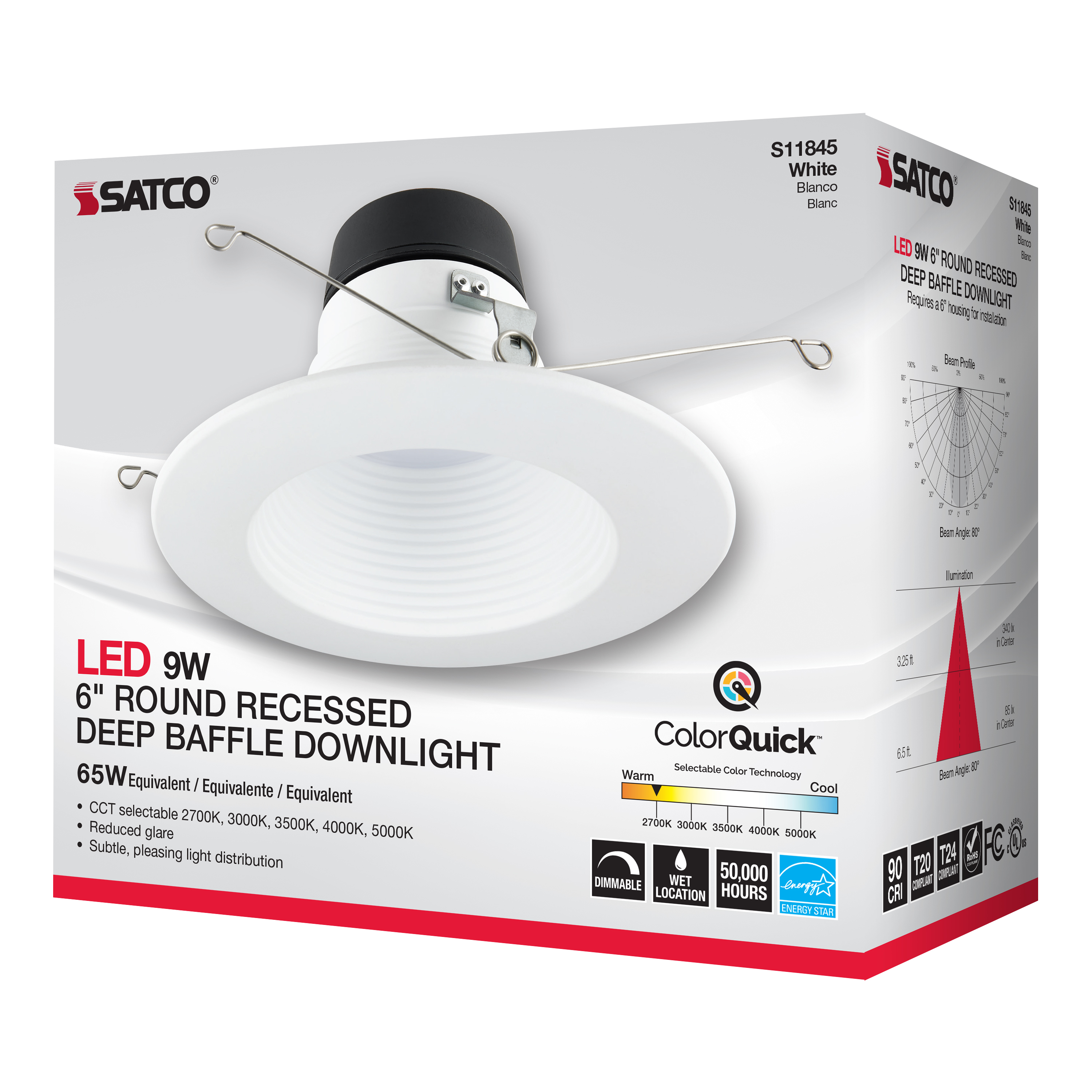 9WLED/DB/RDL/6/CCT-SEL/120V - S11845