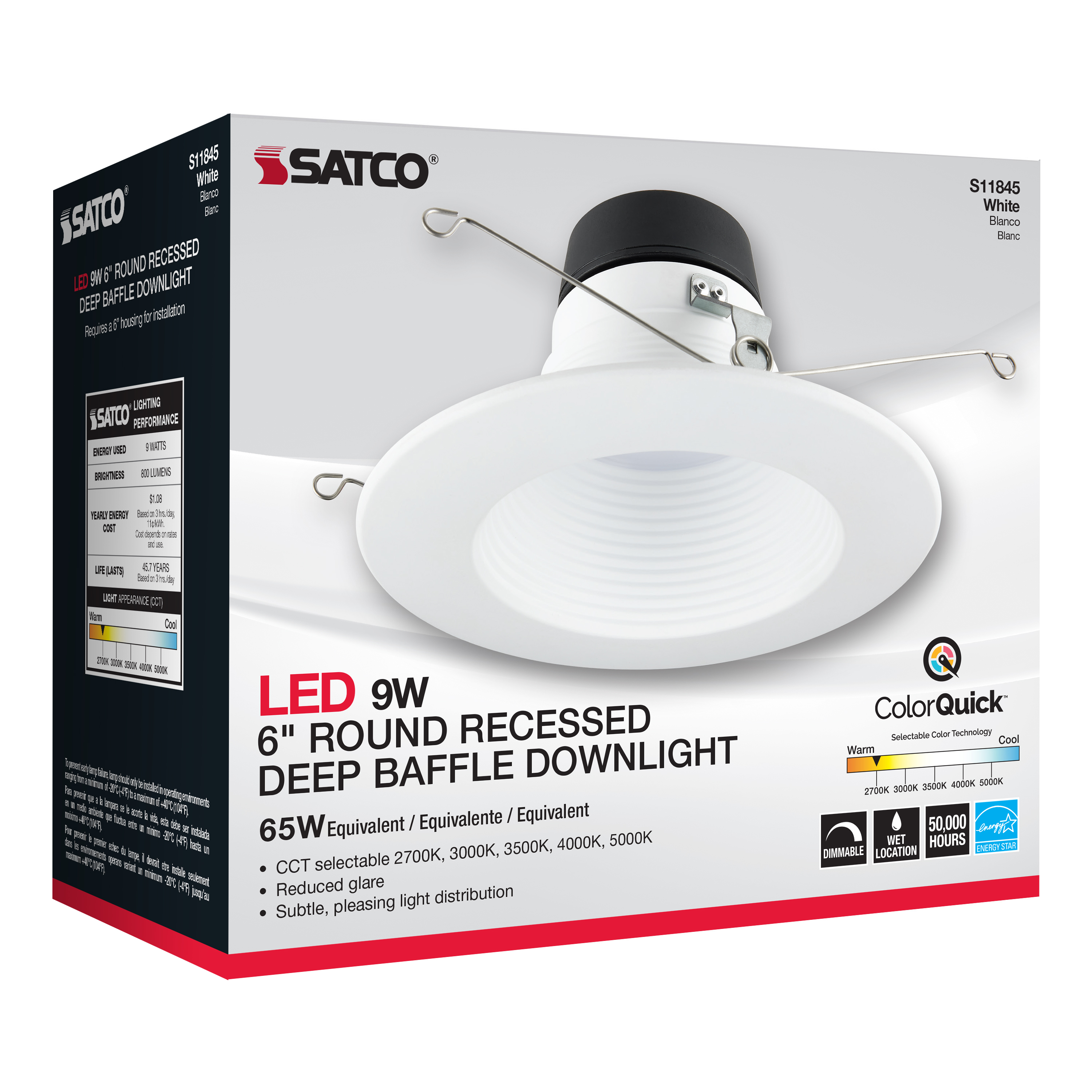 9WLED/DB/RDL/6/CCT-SEL/120V - S11845