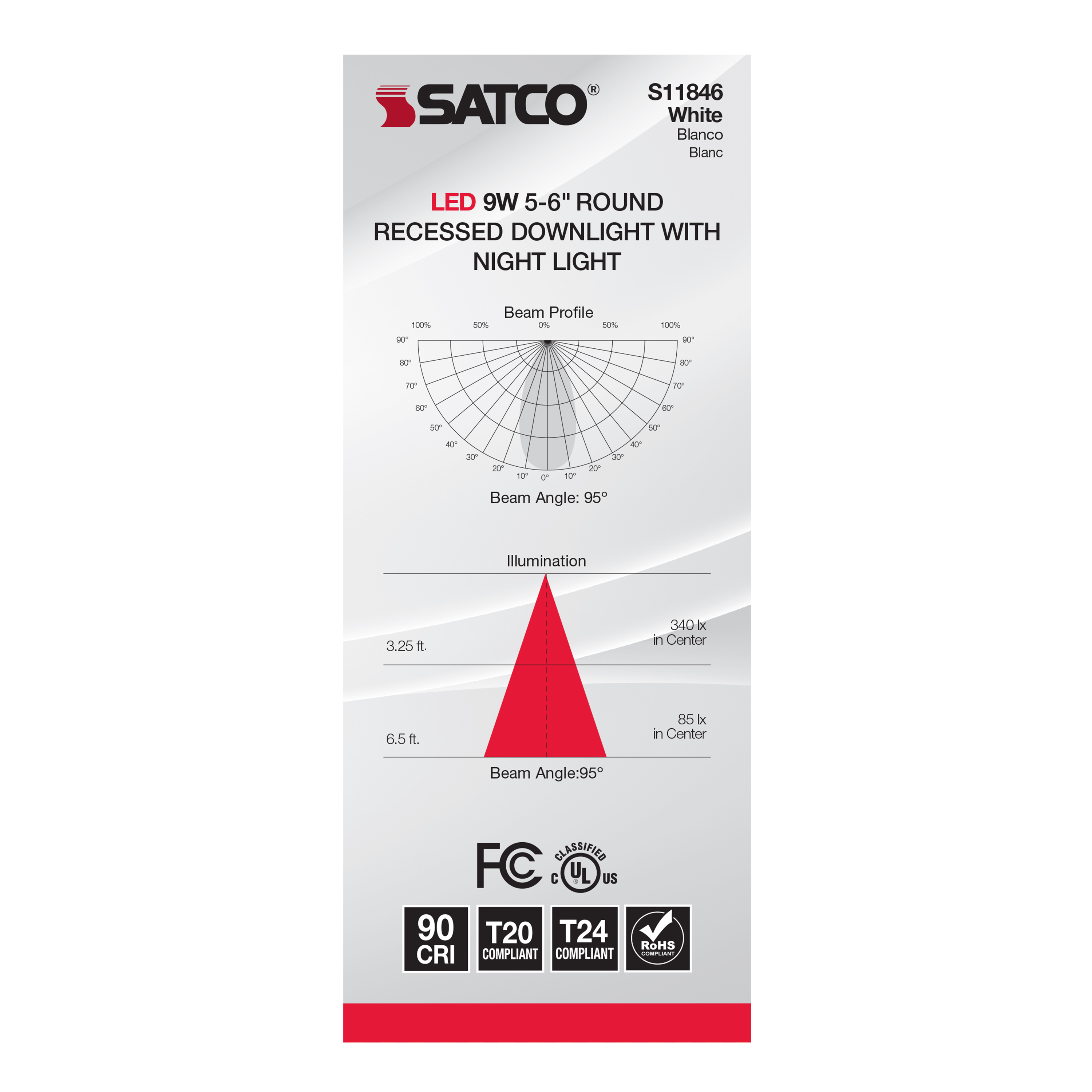 9WLED/NL/RDL/5-6/CCT-SEL/120V - S11846