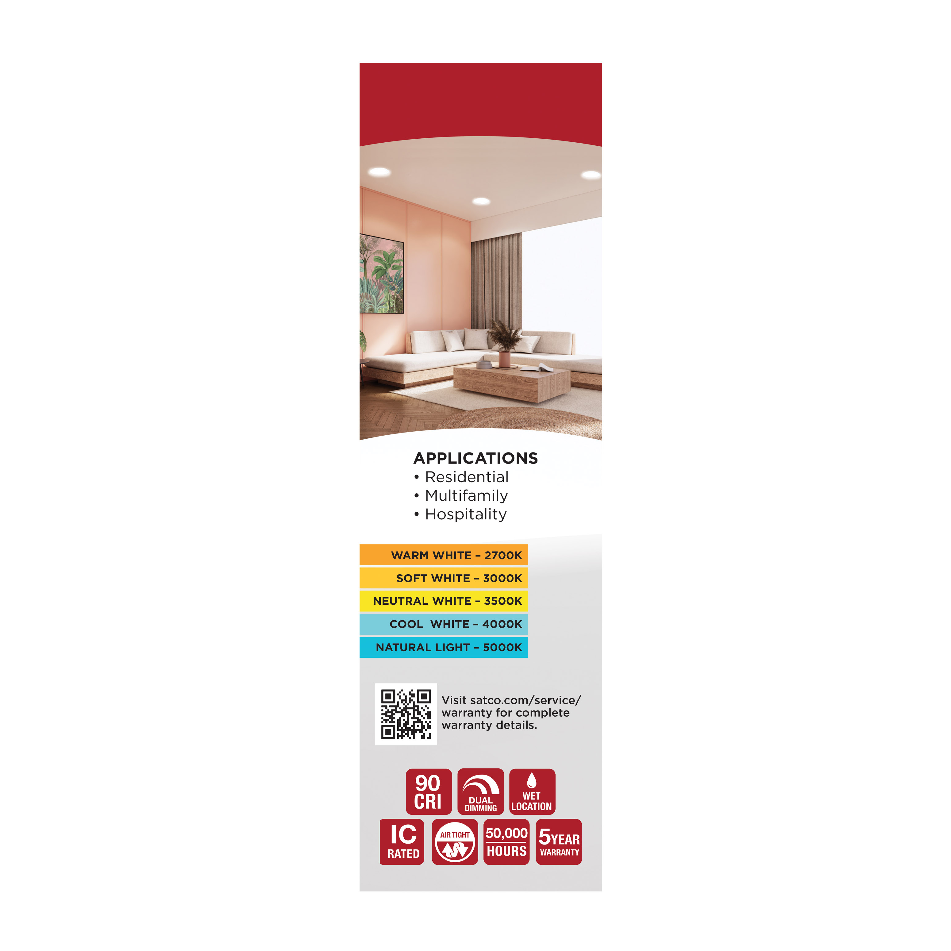 20WLED/DW/8/CCT/RND/FL/DD - S11847