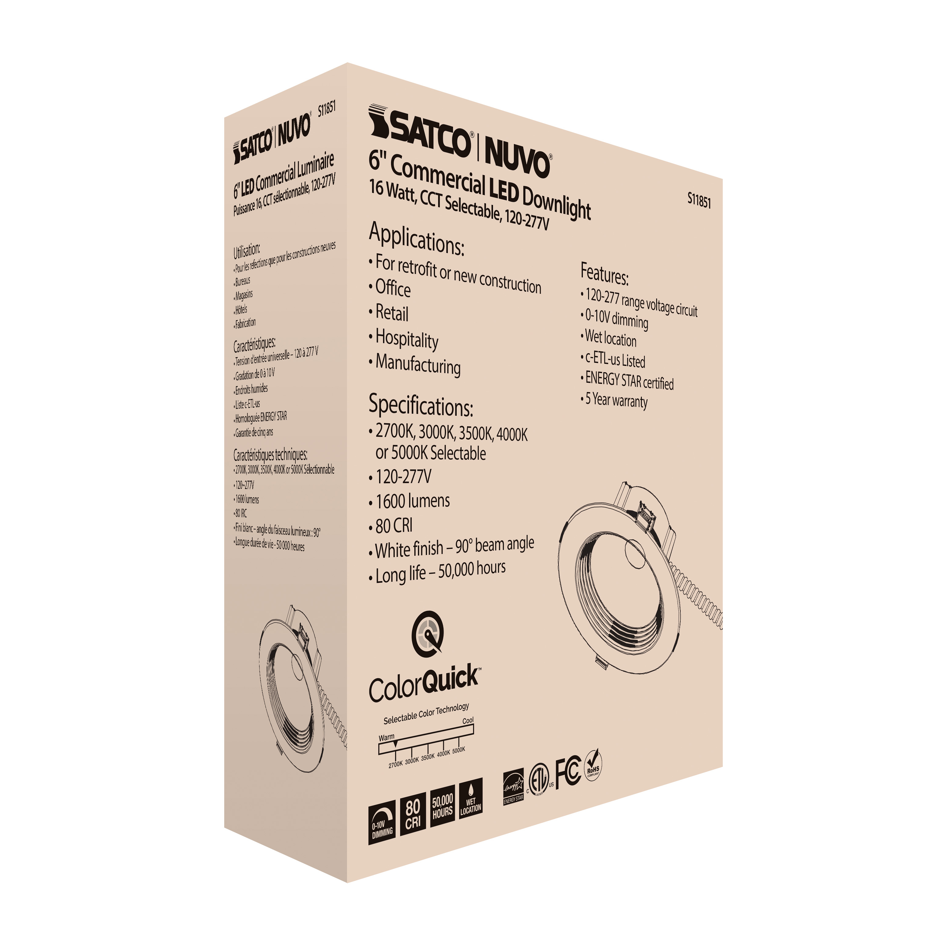 15WLED/CDL/6/CCT/120-277 - S11851