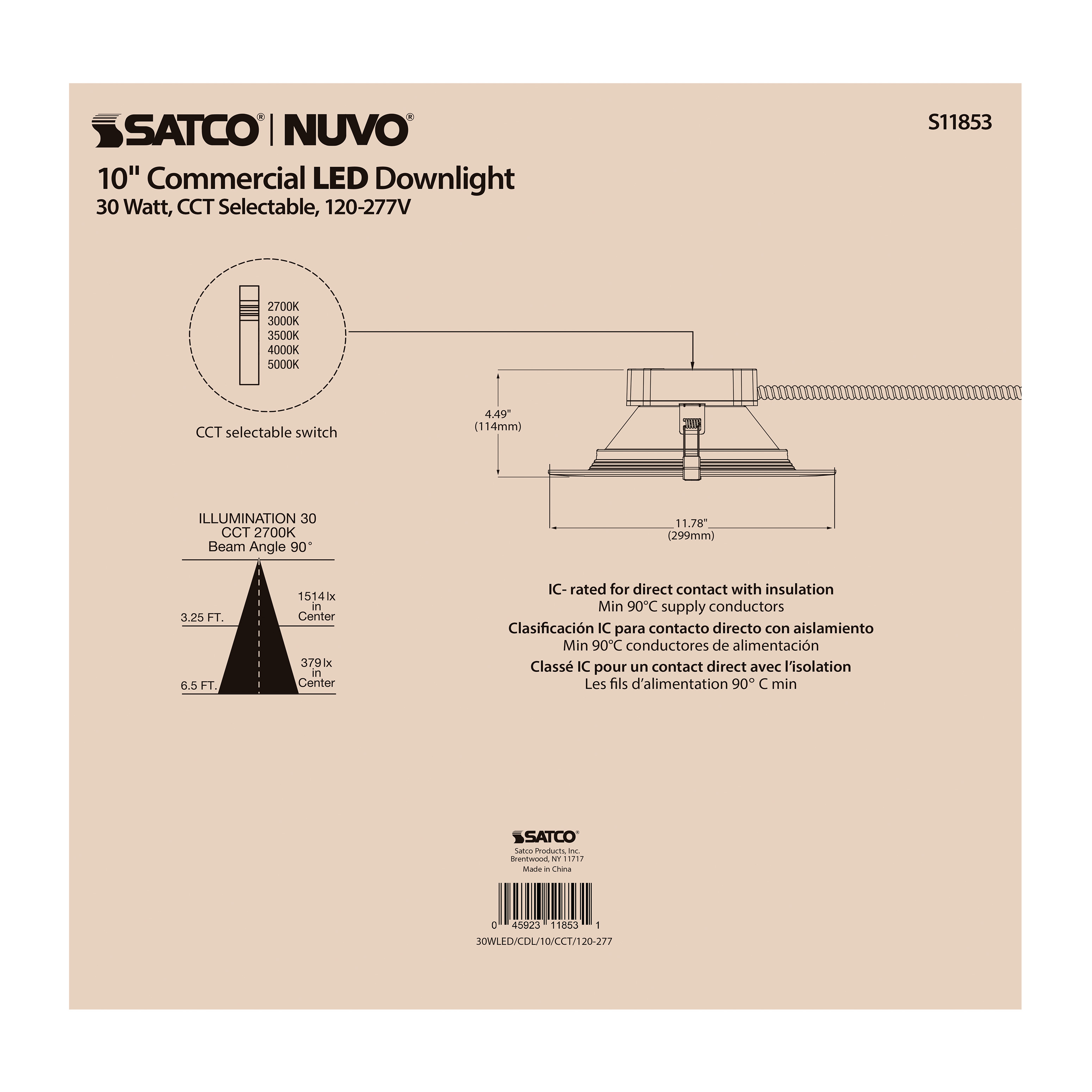 30WLED/CDL/10/CCT/120-277 - S11853