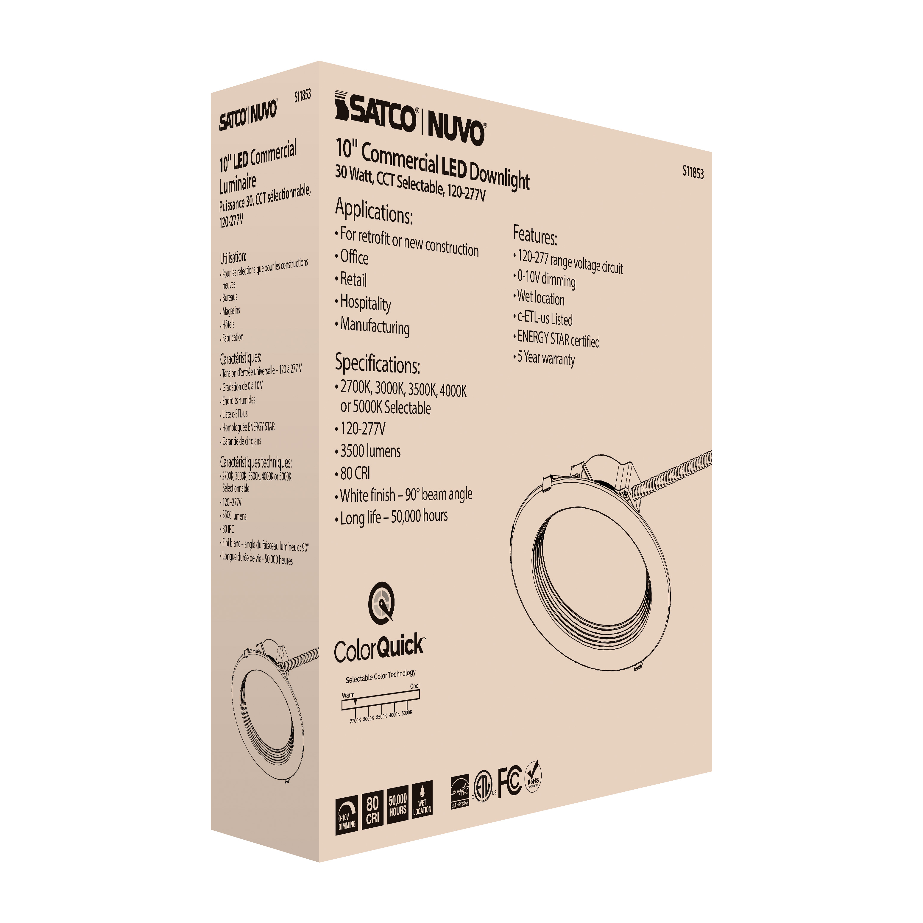 30WLED/CDL/10/CCT/120-277 - S11853