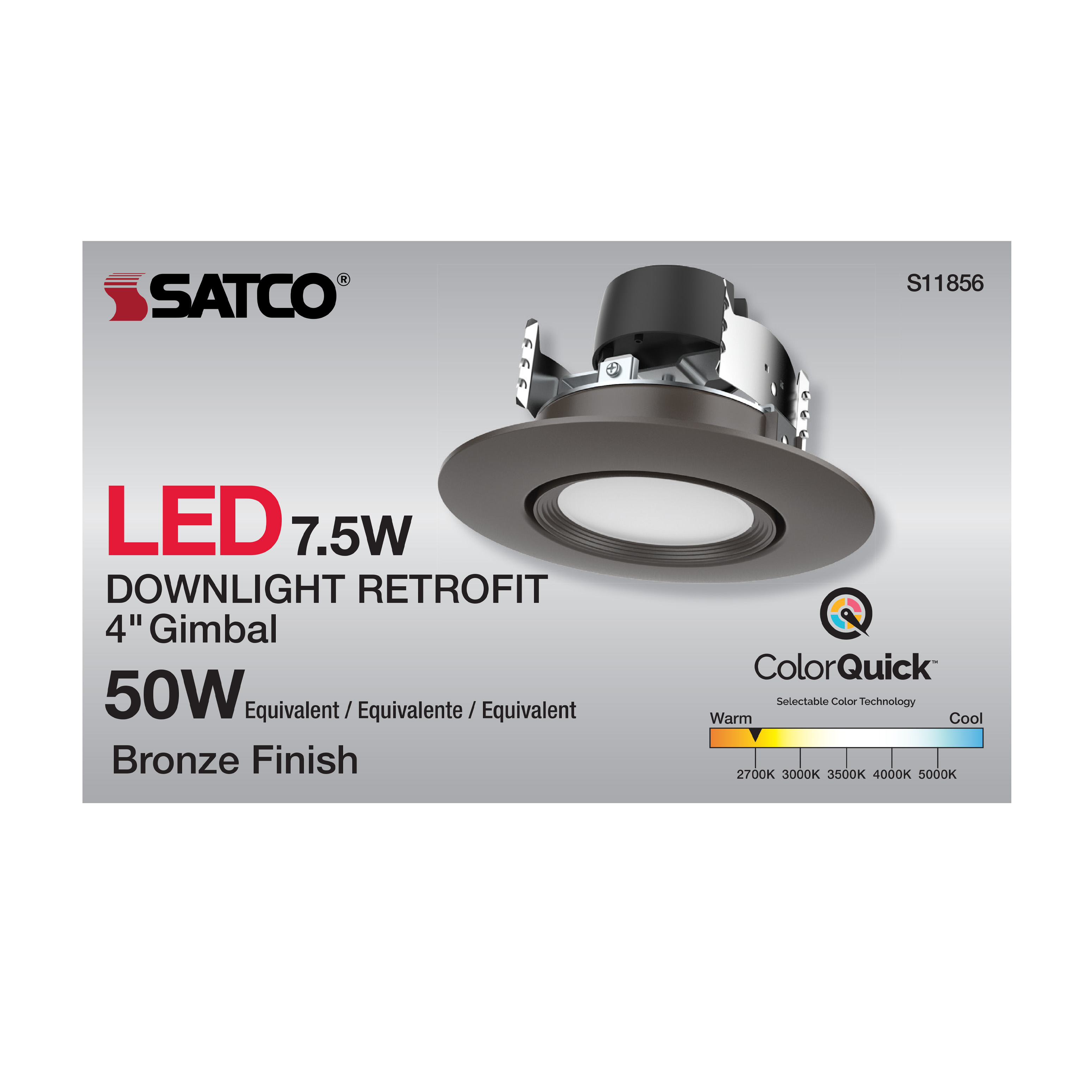 7.5WLED/DIR/4/60'/CCT-SEL/120V - S11856