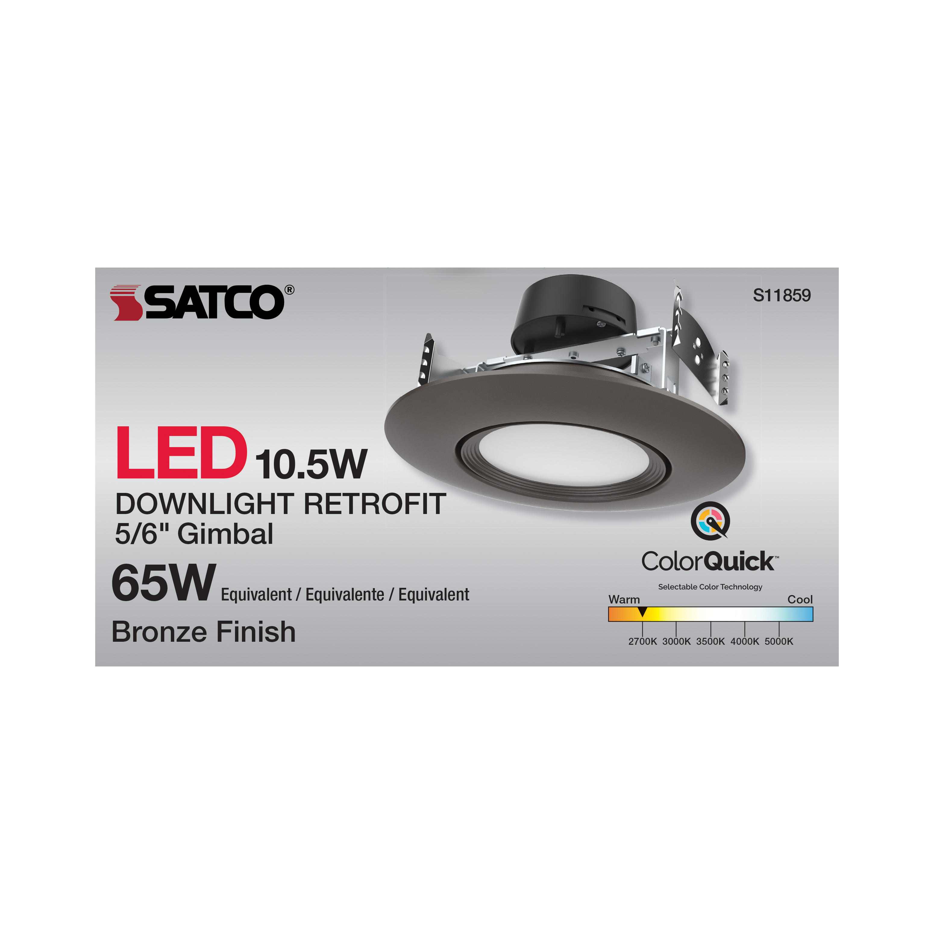 10.5WLED/DIR/5-6/CCT-SEL/120V/ - S11859