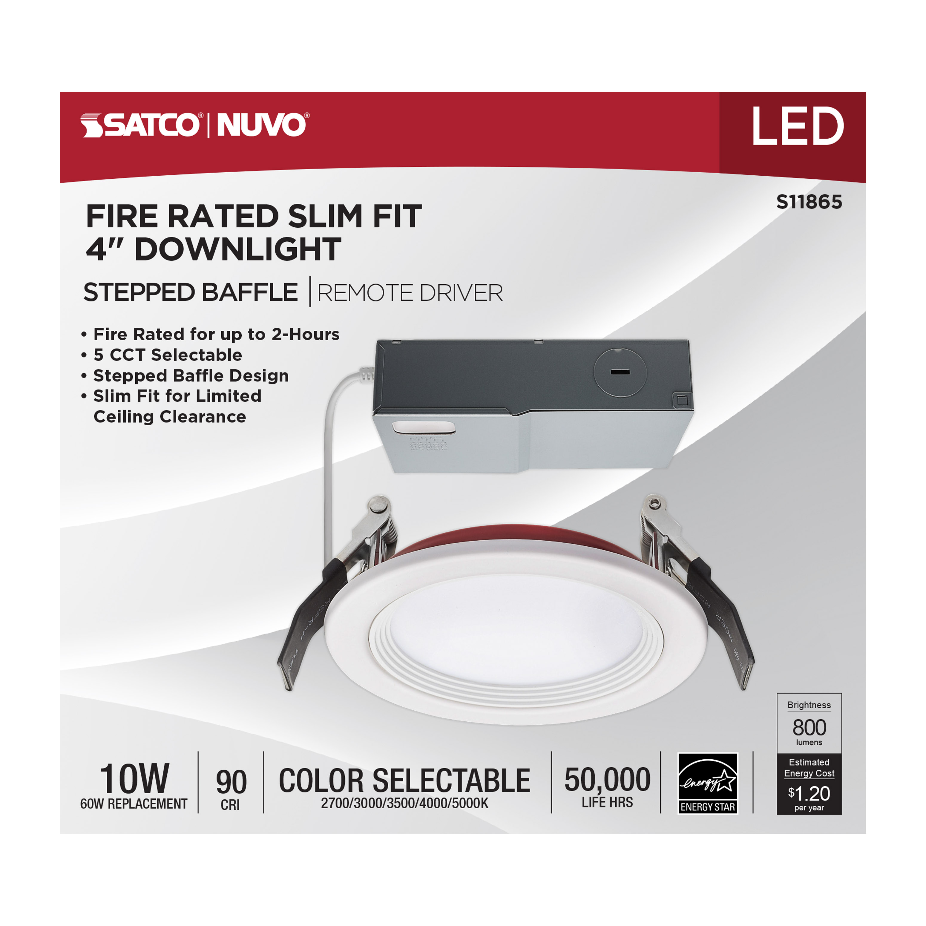 10WLED/4/FR/CCT/SLF/RD/STB/RND - S11865