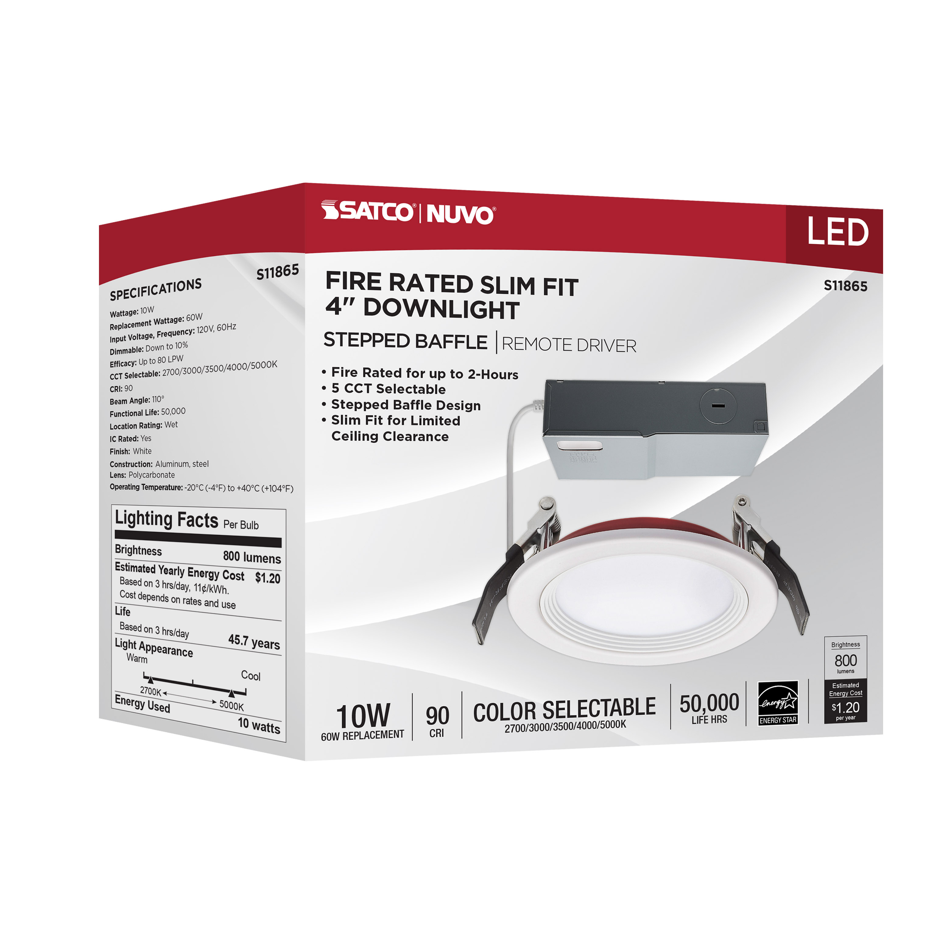 10WLED/4/FR/CCT/SLF/RD/STB/RND - S11865