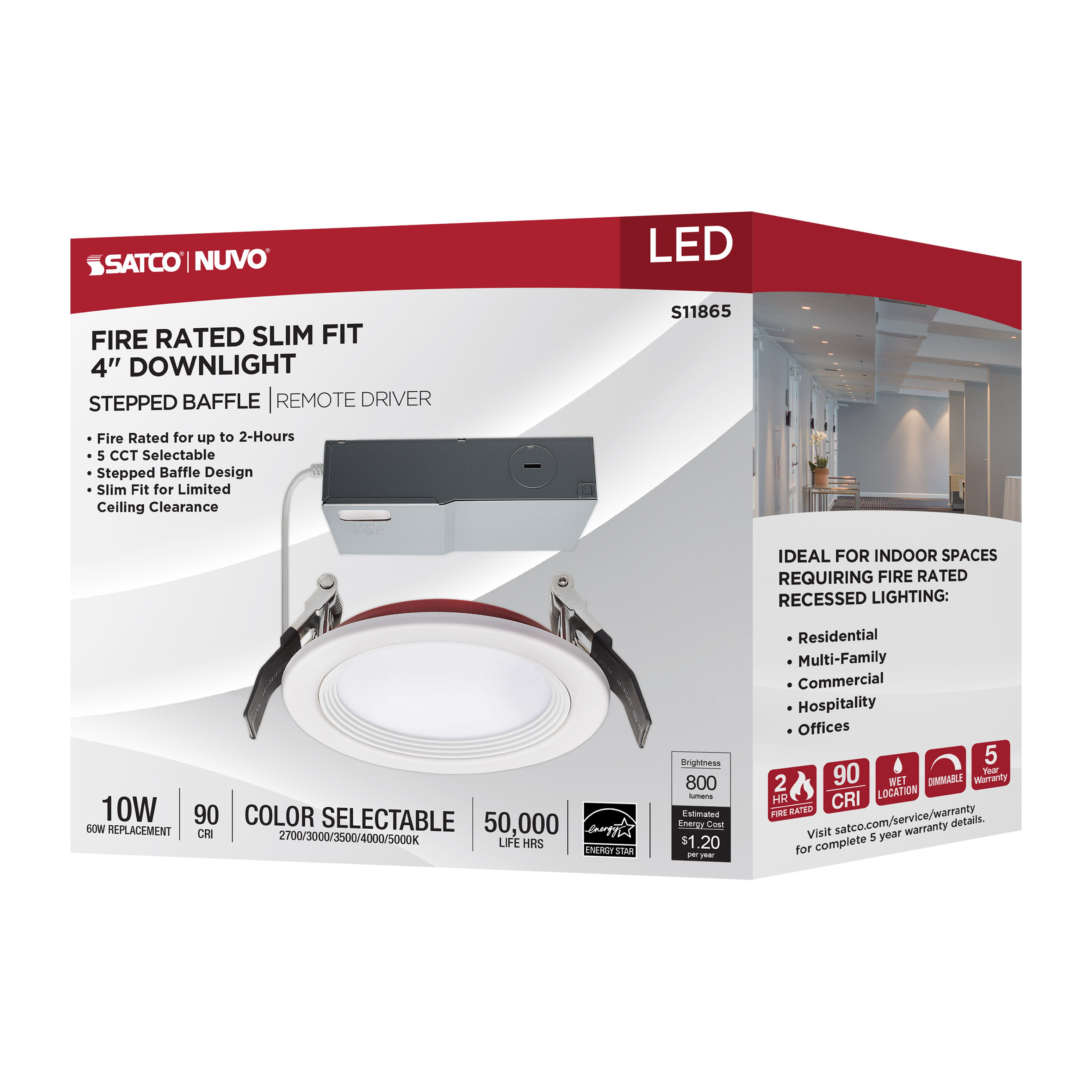 10WLED/4/FR/CCT/SLF/RD/STB/RND - S11865