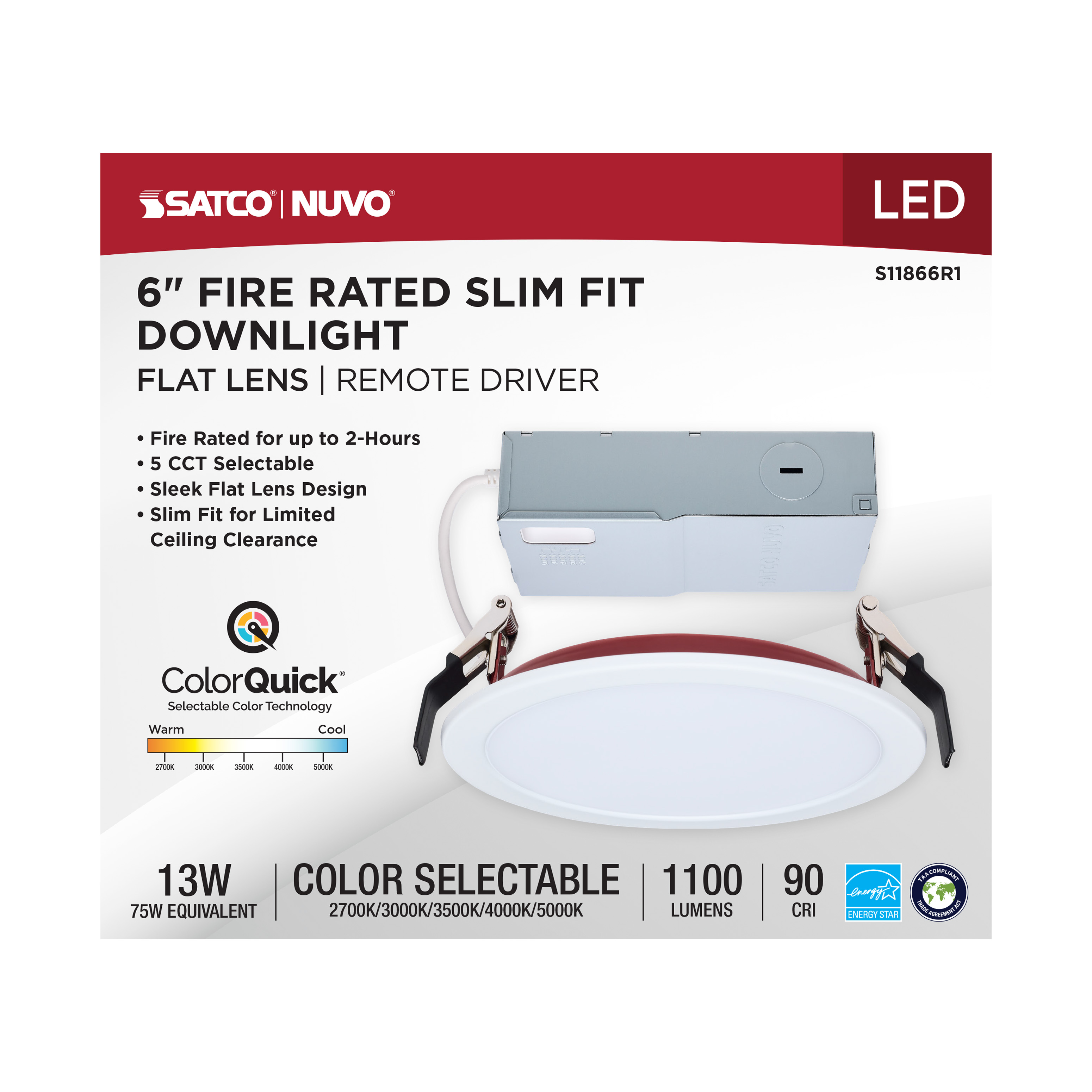 13WLED/6/FR/CCT/SLF/RD/FL/RND - S11866R1