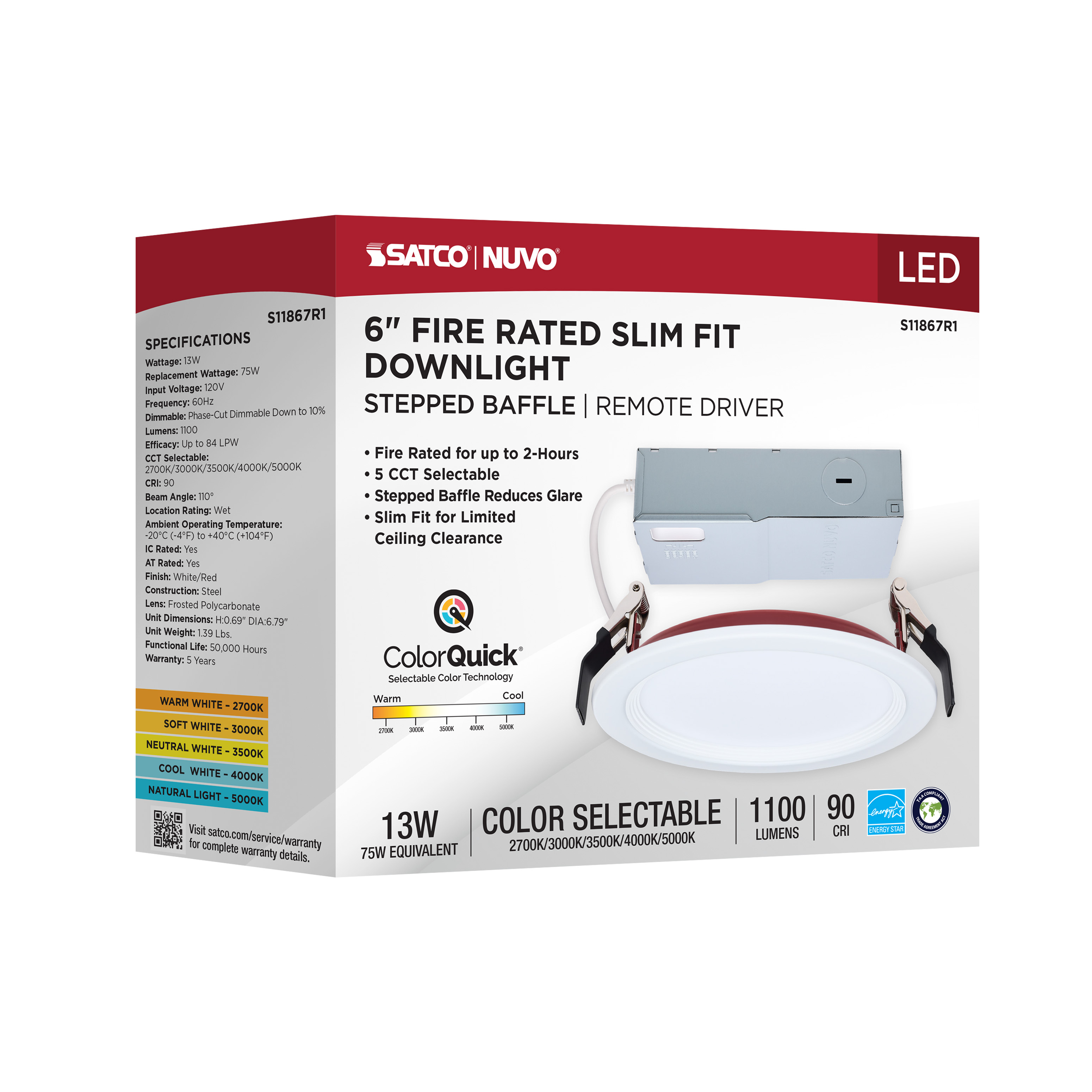 13WLED/6/FR/CCT/SLF/RD/STB/RND - S11867R1