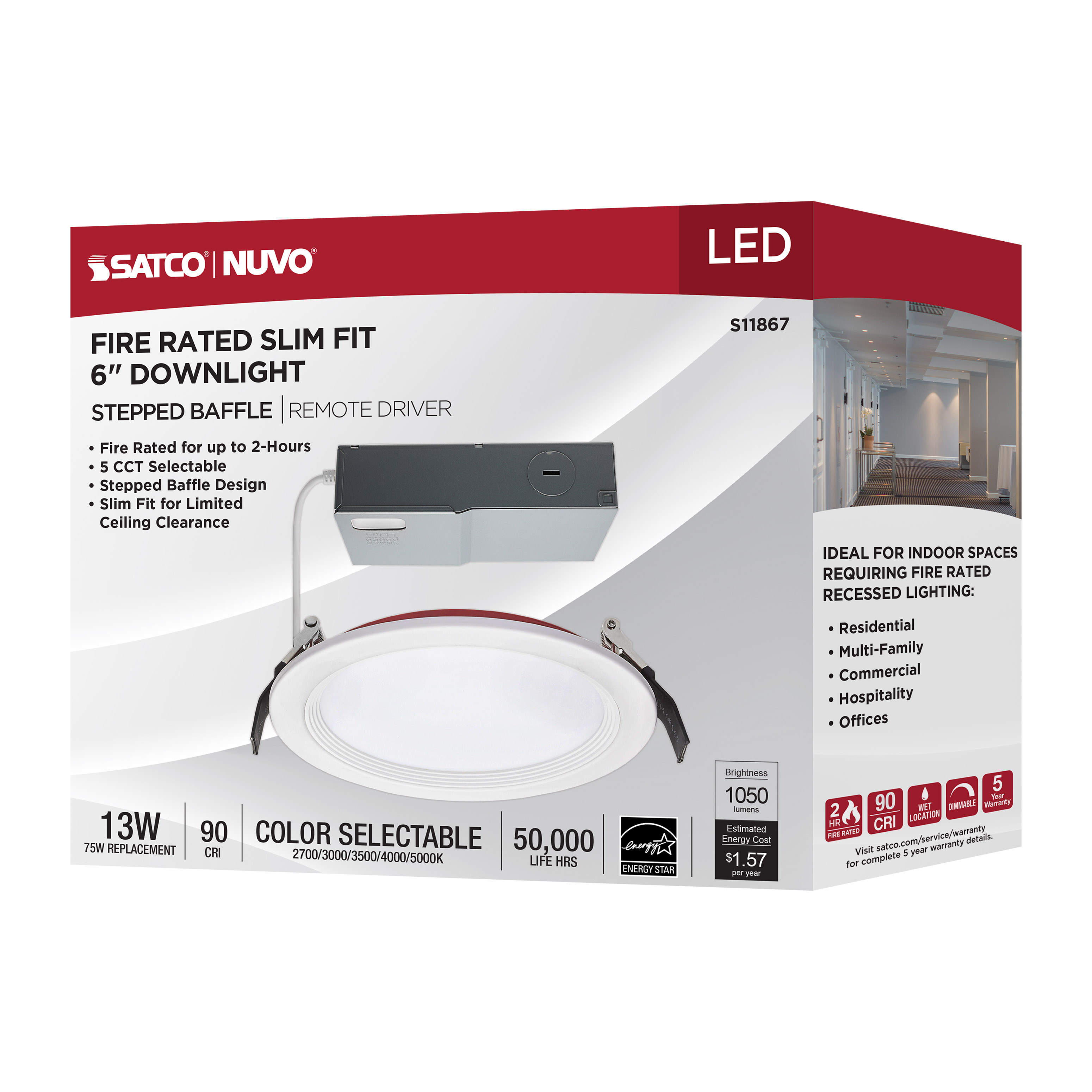 13WLED/6/FR/CCT/SLF/RD/STB/RND - S11867