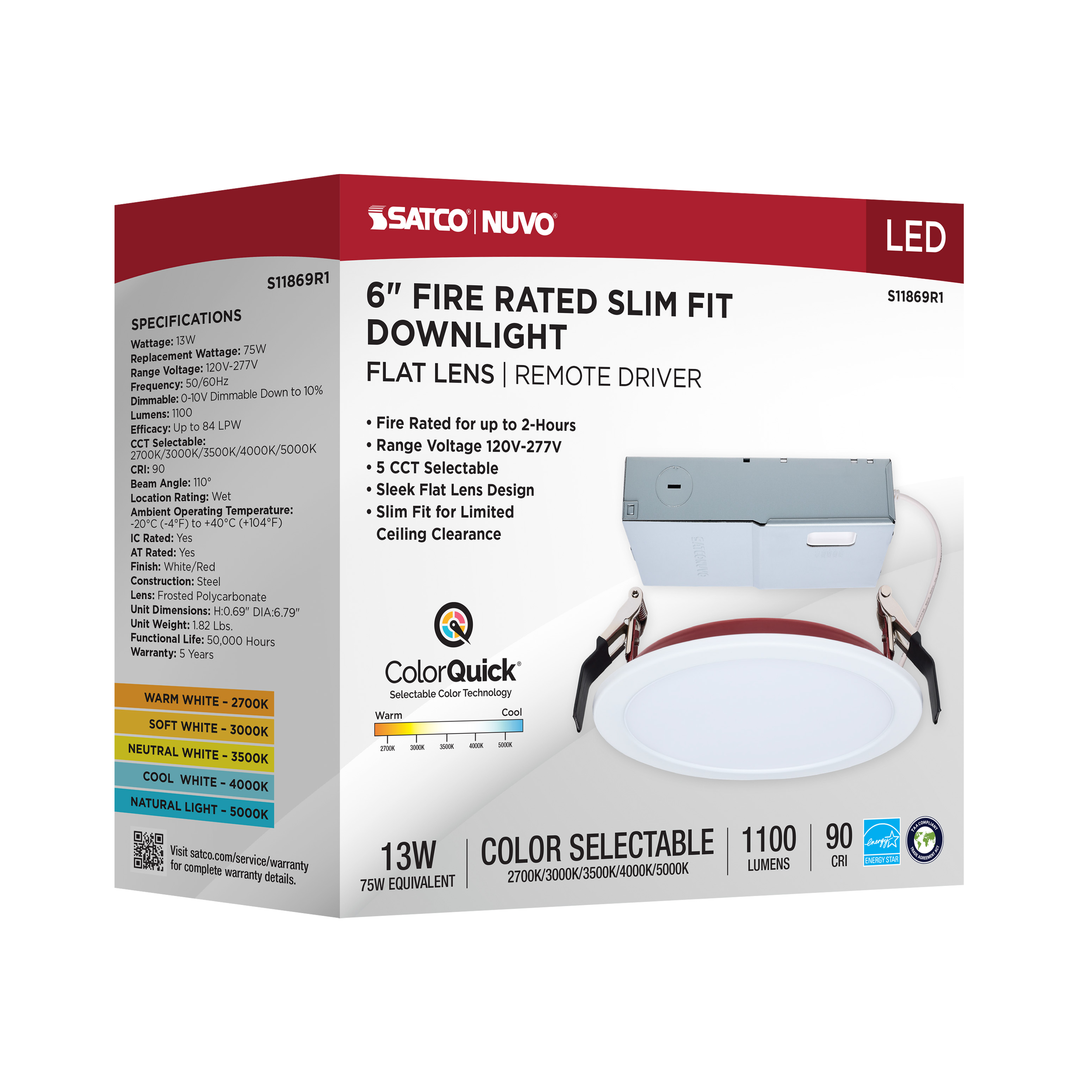 13WLED/6/CFR/CCT/SLF/RD/FL/RND - S11869R1