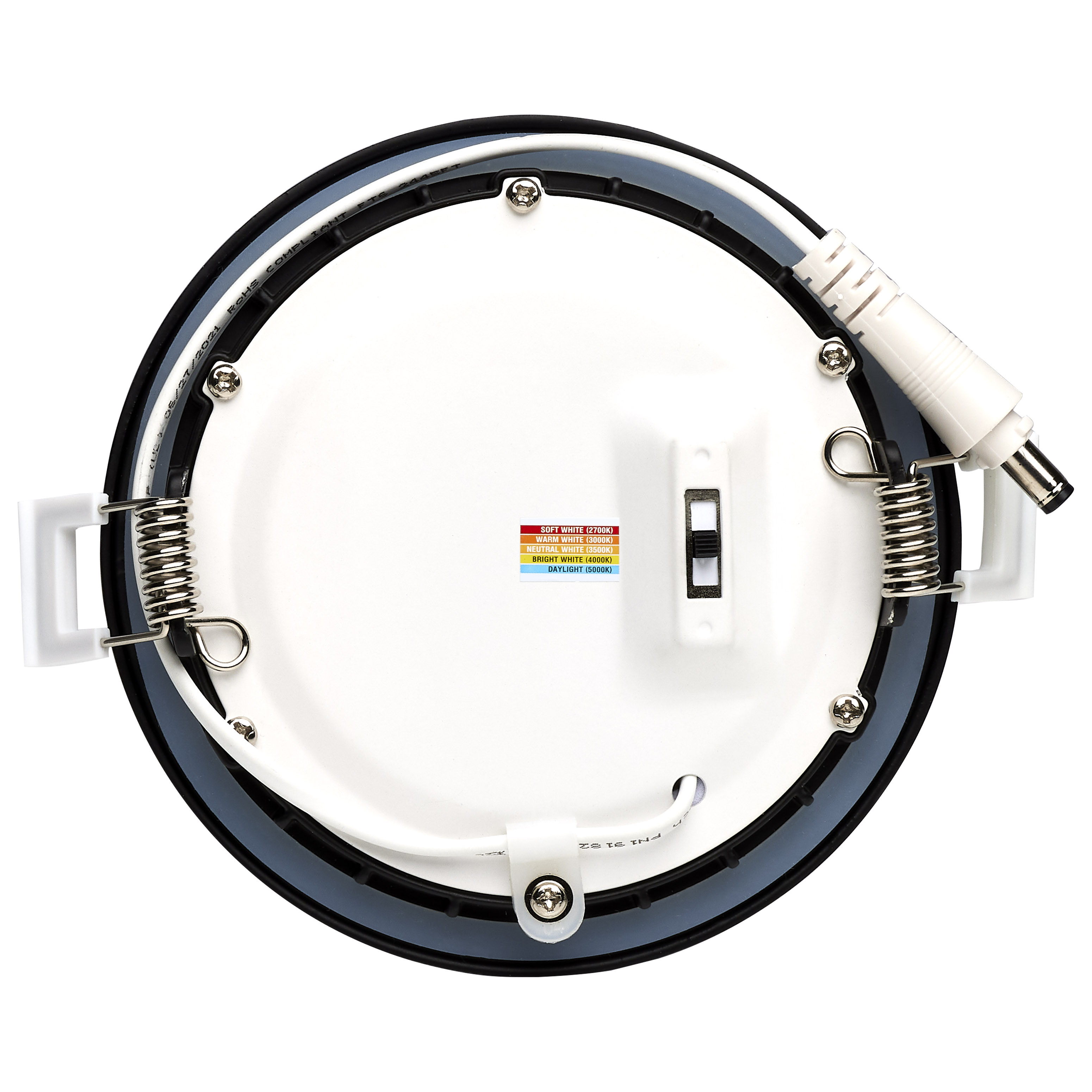 10WLED/DW/4/CCT-SEL/RND/RD/BK - S11874