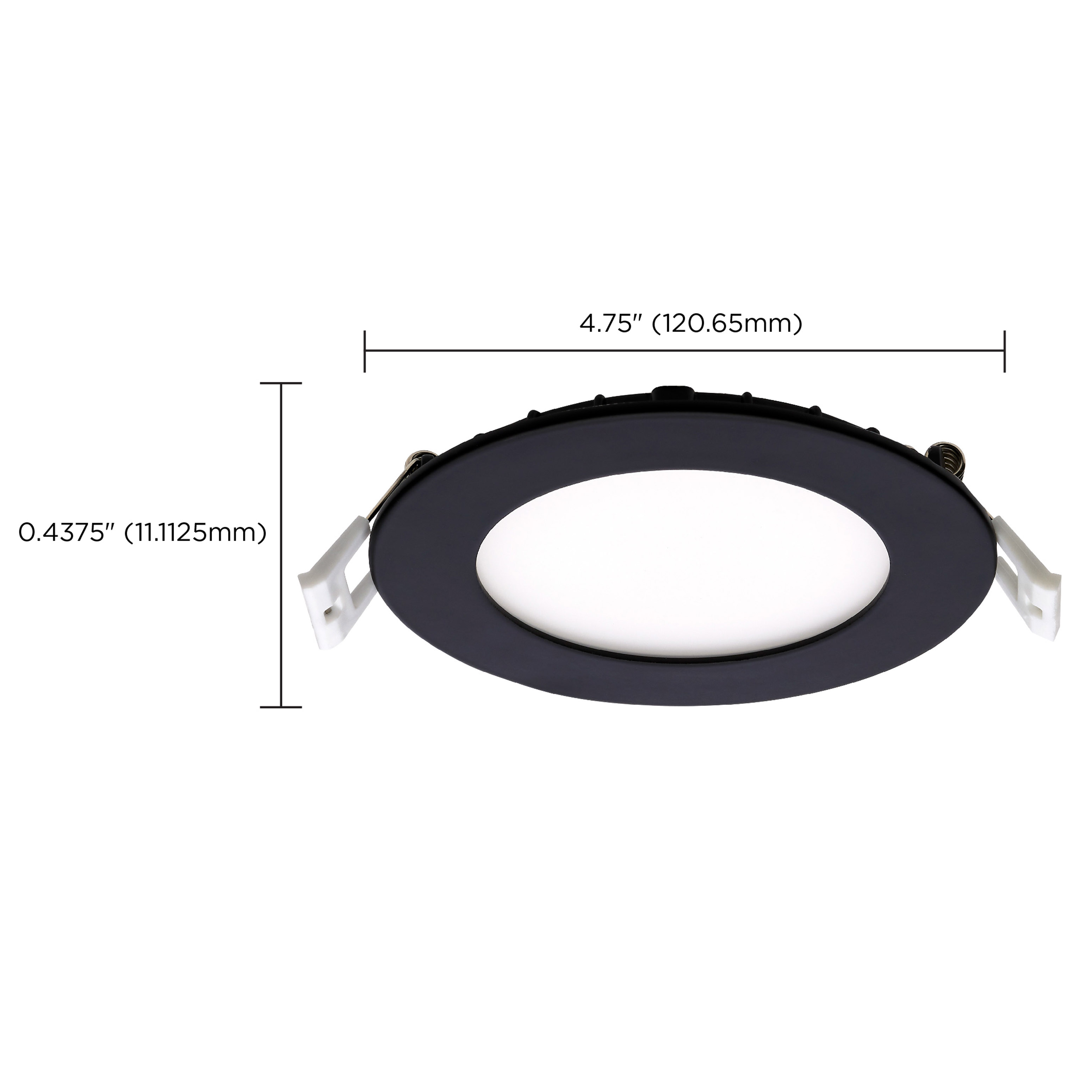 10WLED/DW/4/CCT-SEL/RND/RD/BK - S11874