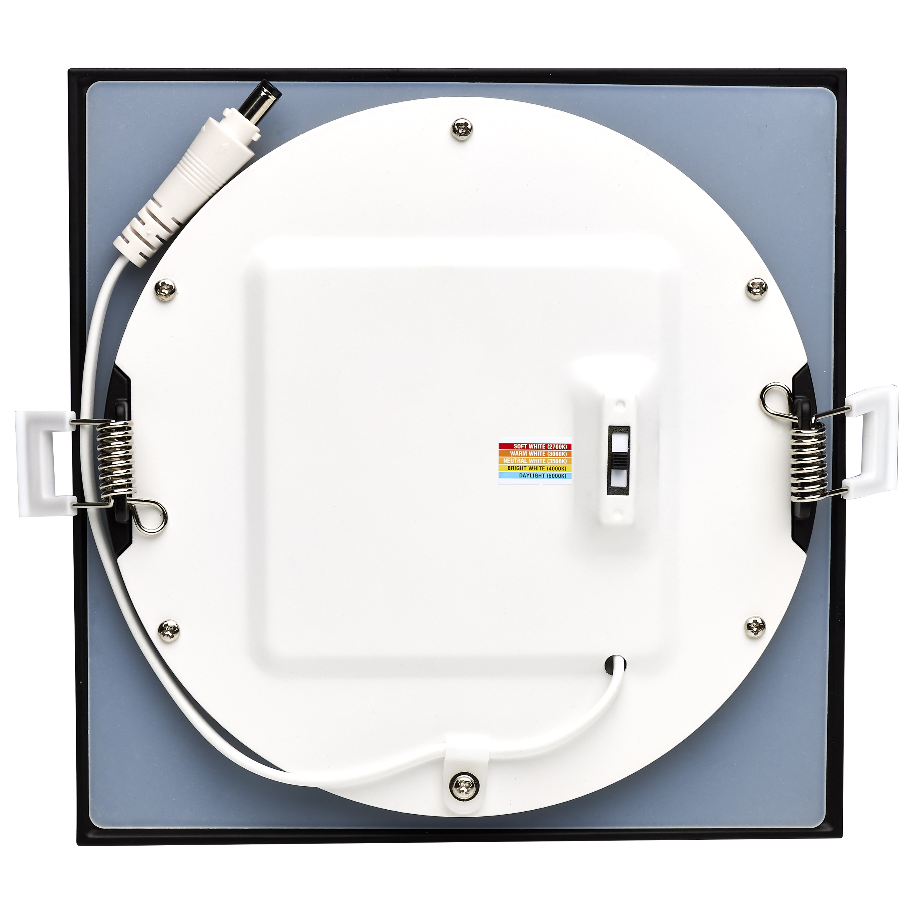 12WLED/DW/6/CCT-SEL/SQ/RD/BK - S11877R1