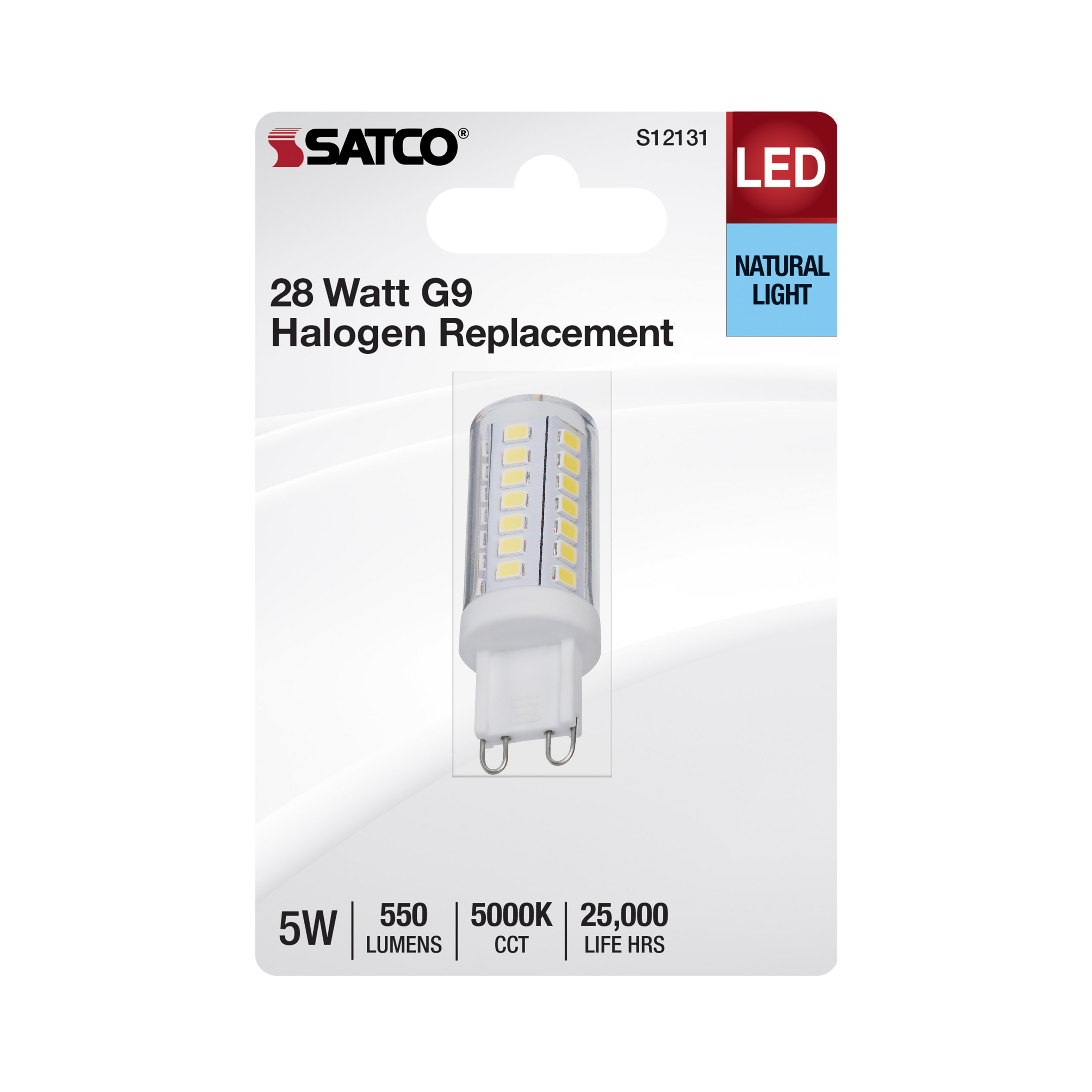 5W/LED/G9/850/CL/120V/1CD - S12131