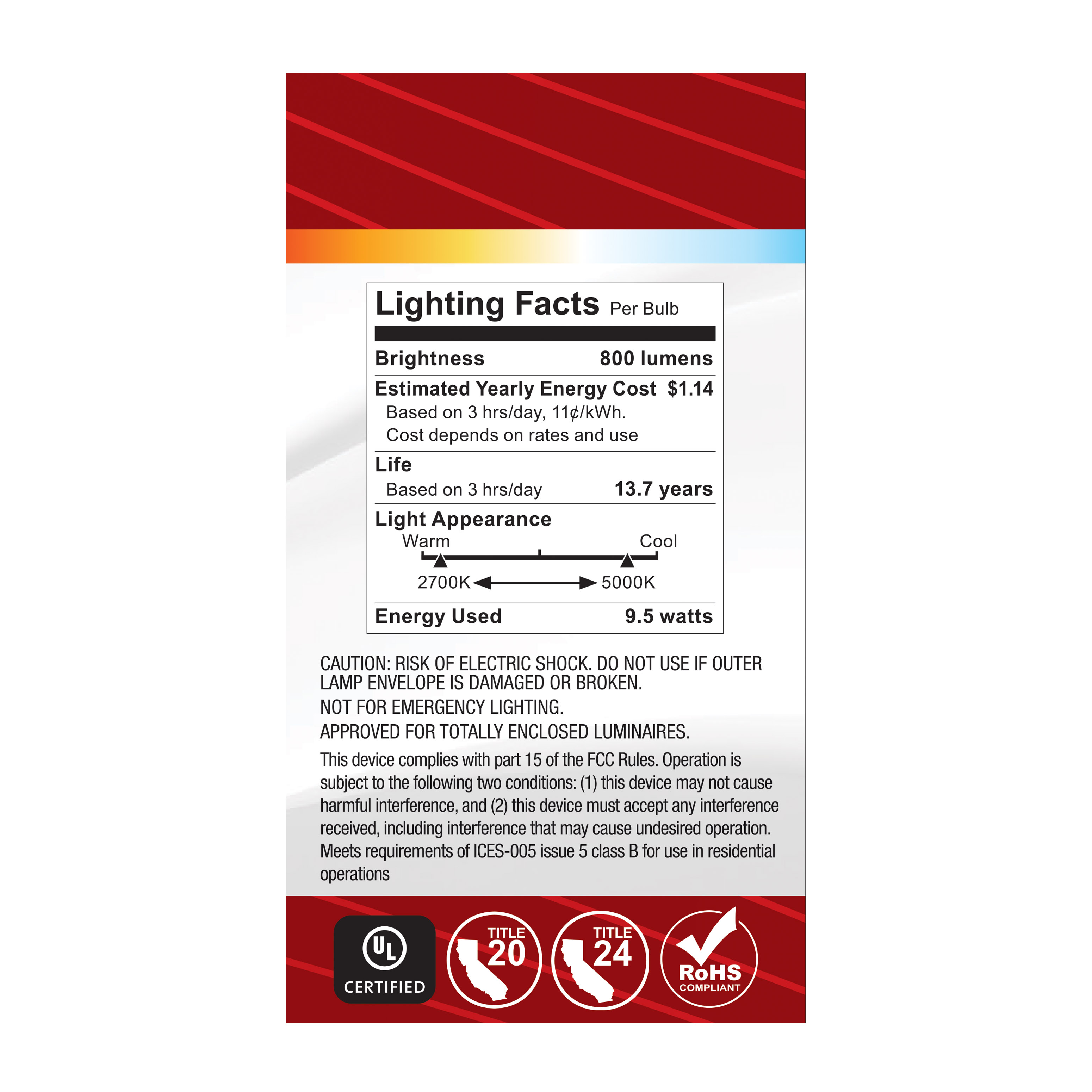 9.5A19L/9CCT5/E26/PF/D - S12143