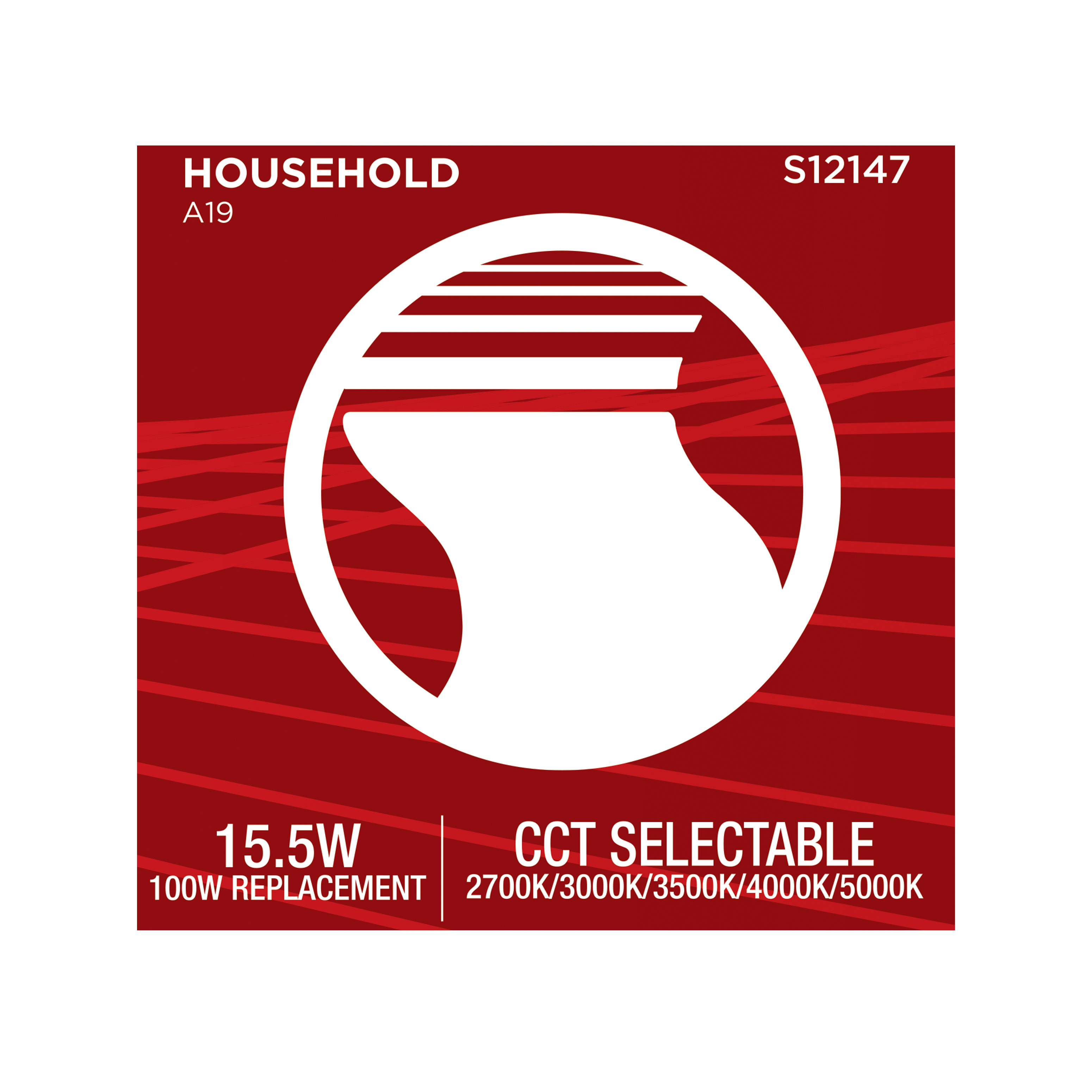 15.5A19L/9CCT5/E26/PF/D - S12147